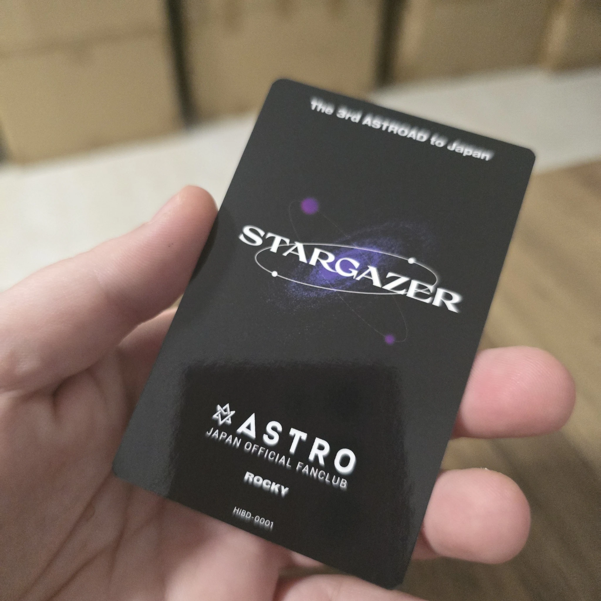 ASTRO Rocky ASTRO - Rocky - The 3rd ASTROAD to Japan [STARGAZER] (Blu-Ray) Other jpfc (japan fanclub) fanclub version pob (pre-order benefit) photocard set listing photo 2