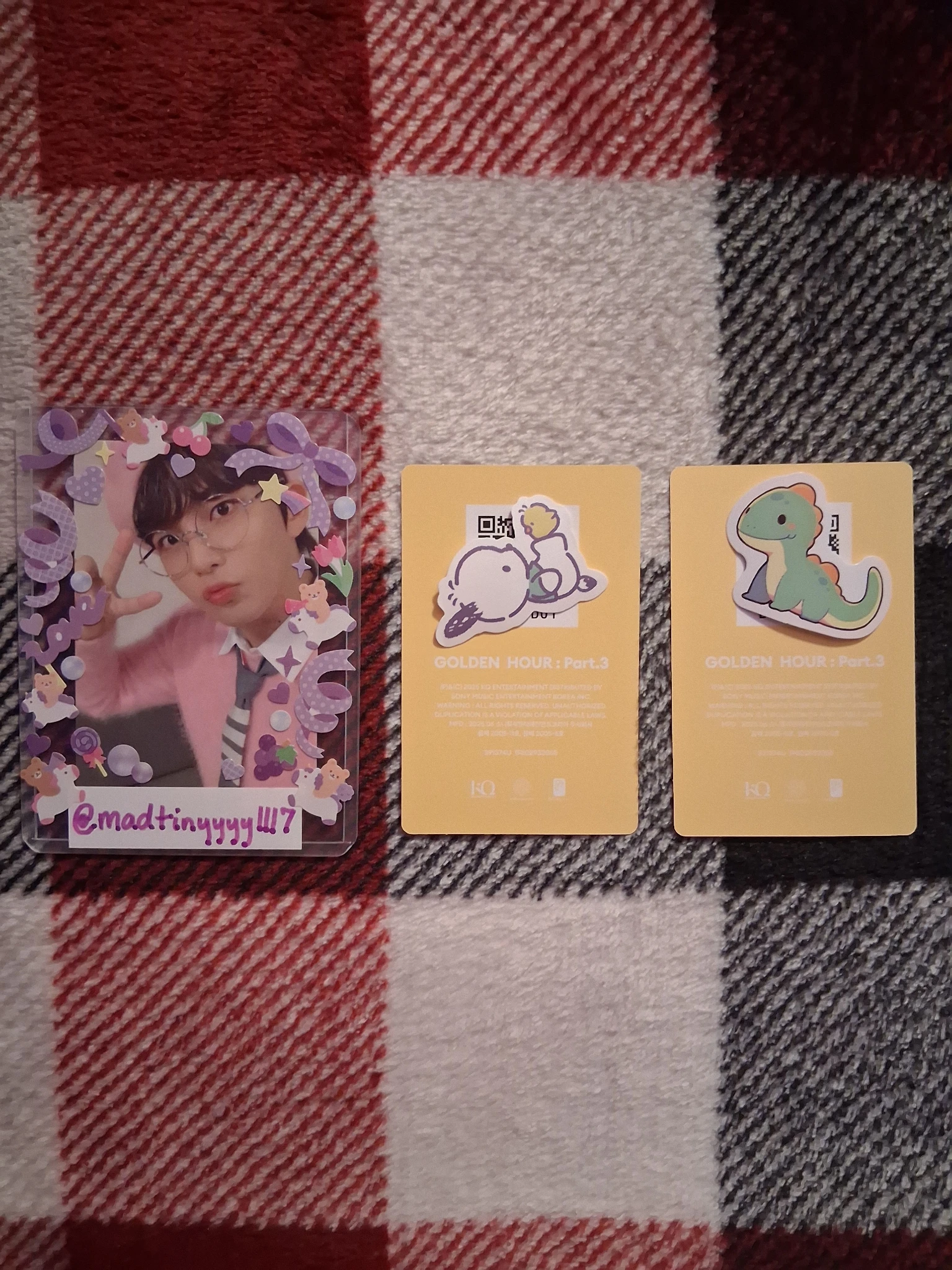 ATEEZ Jongho ATEEZ - Jongho - Golden Hour : Part.3 Album poca album qr ver. 1 listing photo 2