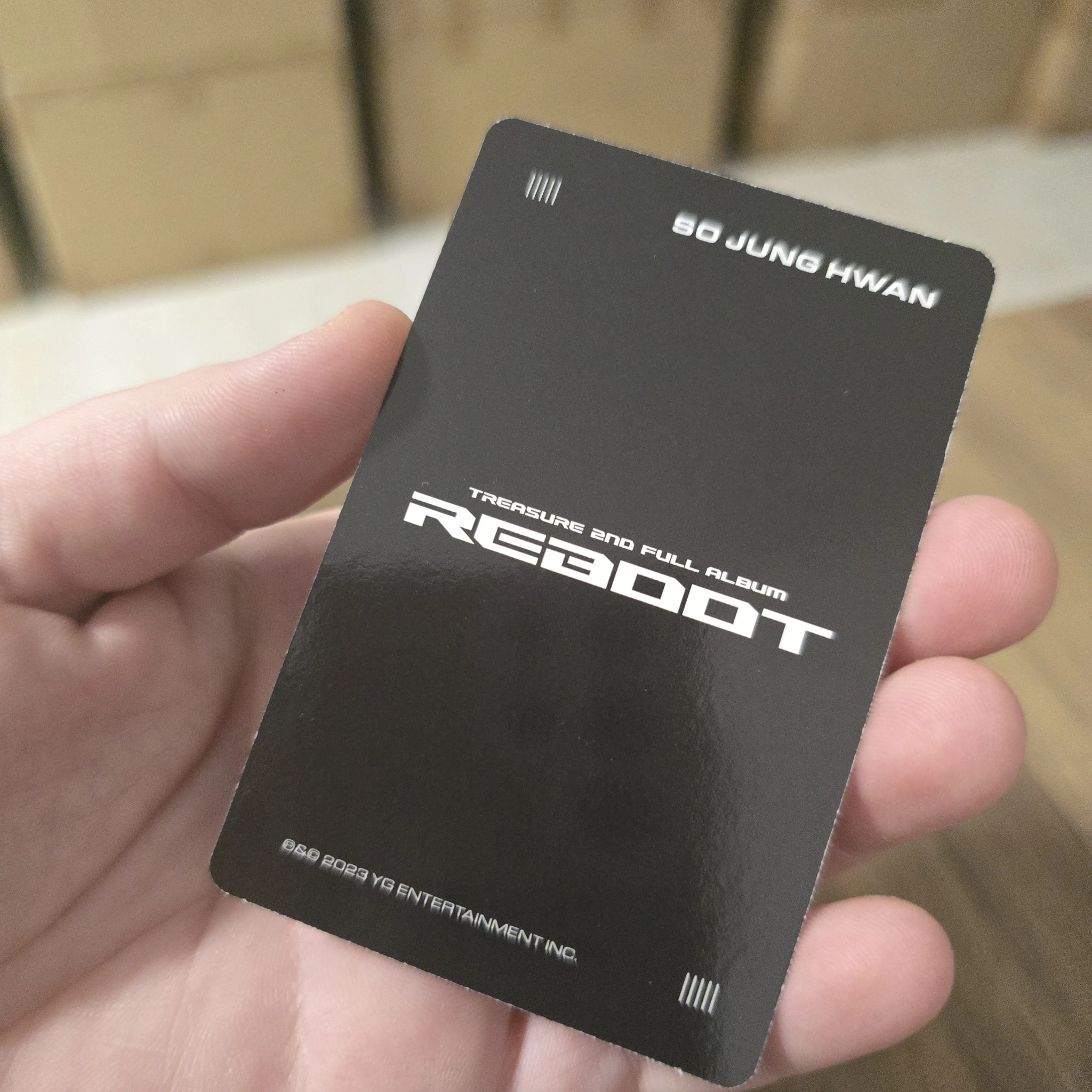 TREASURE So Junghwan TREASURE - So Junghwan - REBOOT Album album photocard digipack version listing photo 2