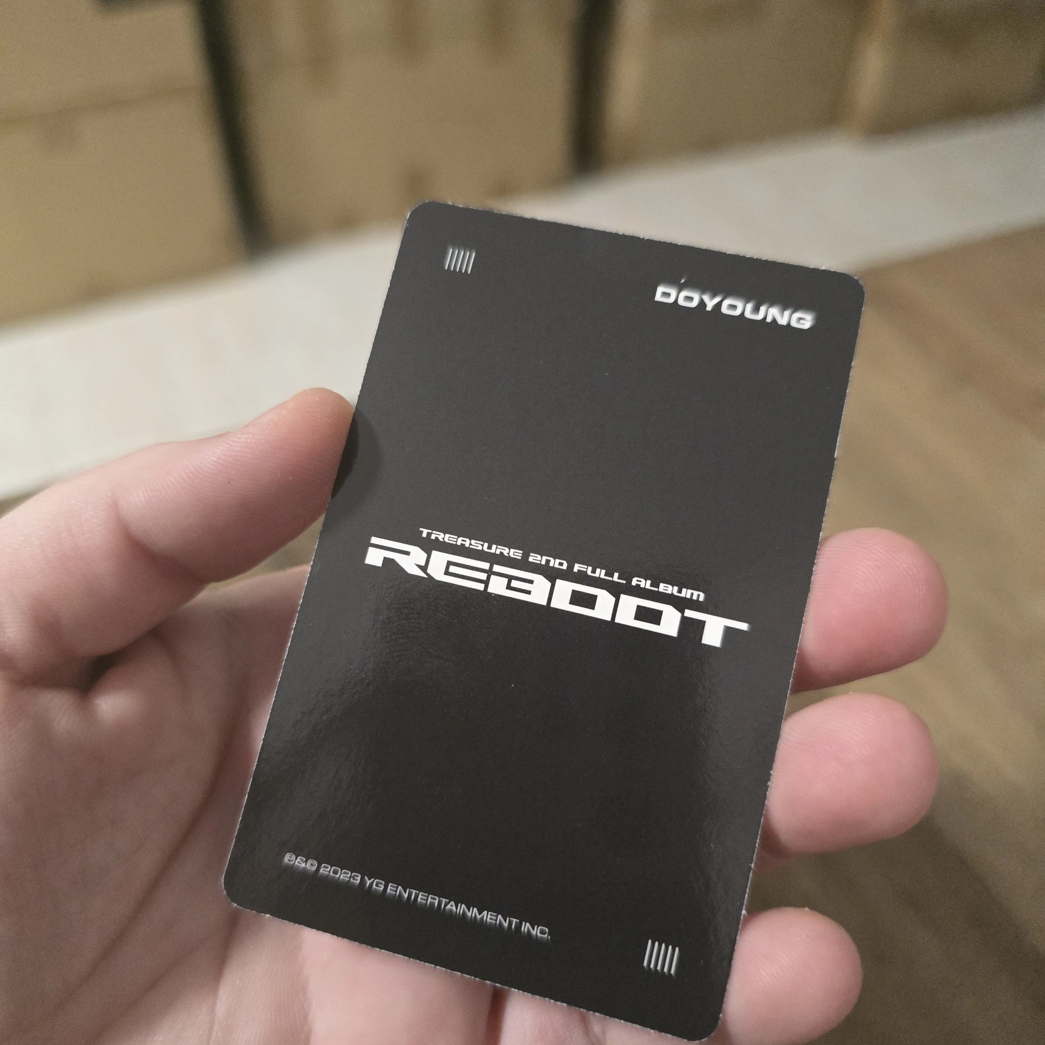 TREASURE Doyoung TREASURE - Doyoung - REBOOT Album album photocard digipack version listing photo 2