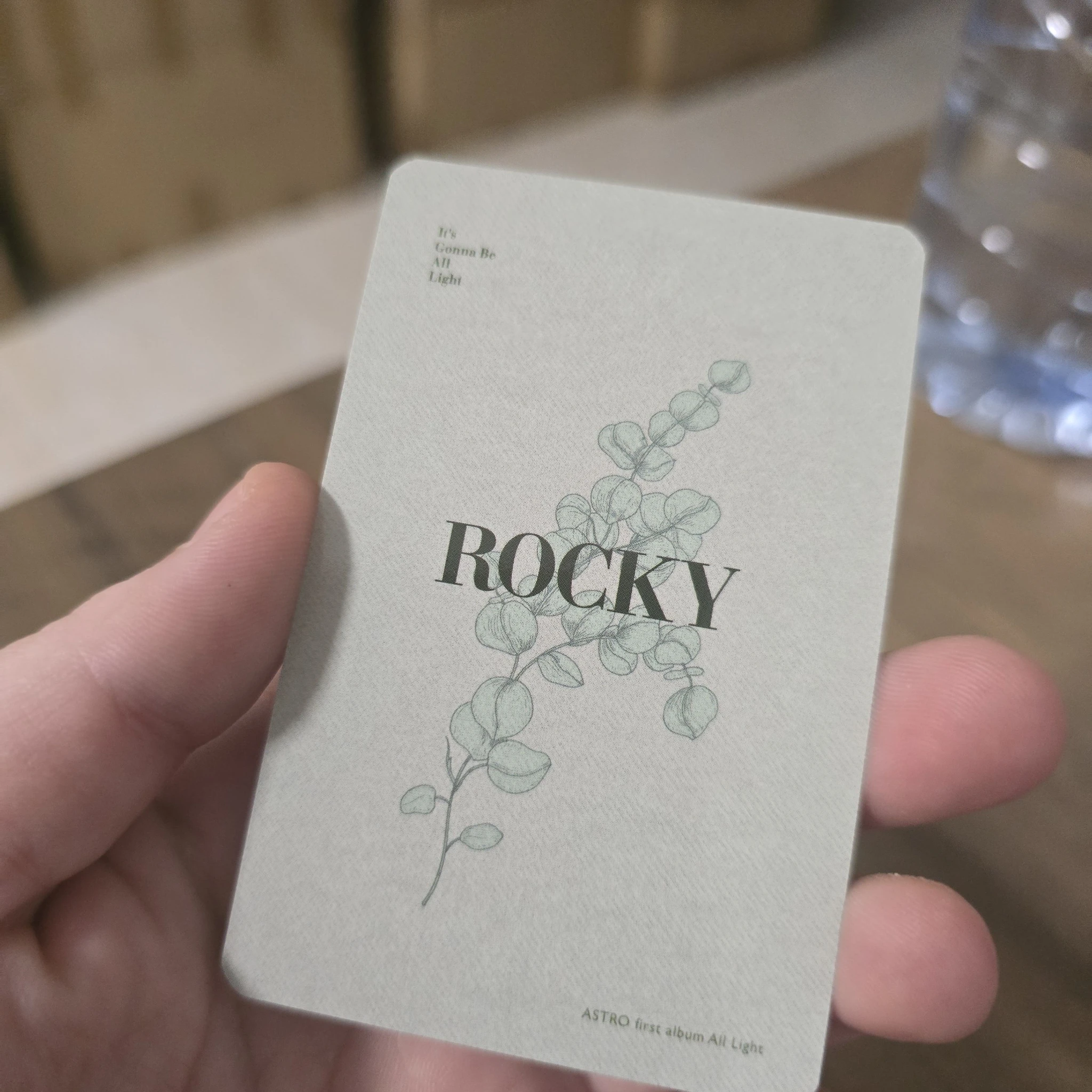 ASTRO Rocky ASTRO - Rocky - All Light Album album photocard green version version 3 listing photo 2