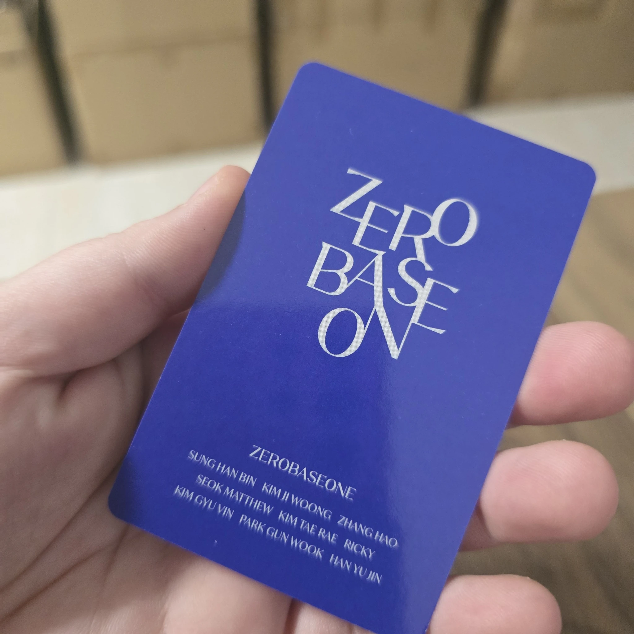 ZEROBASEONE Hao ZEROBASEONE - Hao - Lightstick Other photocard set pob (pre-order benefit) listing photo 2