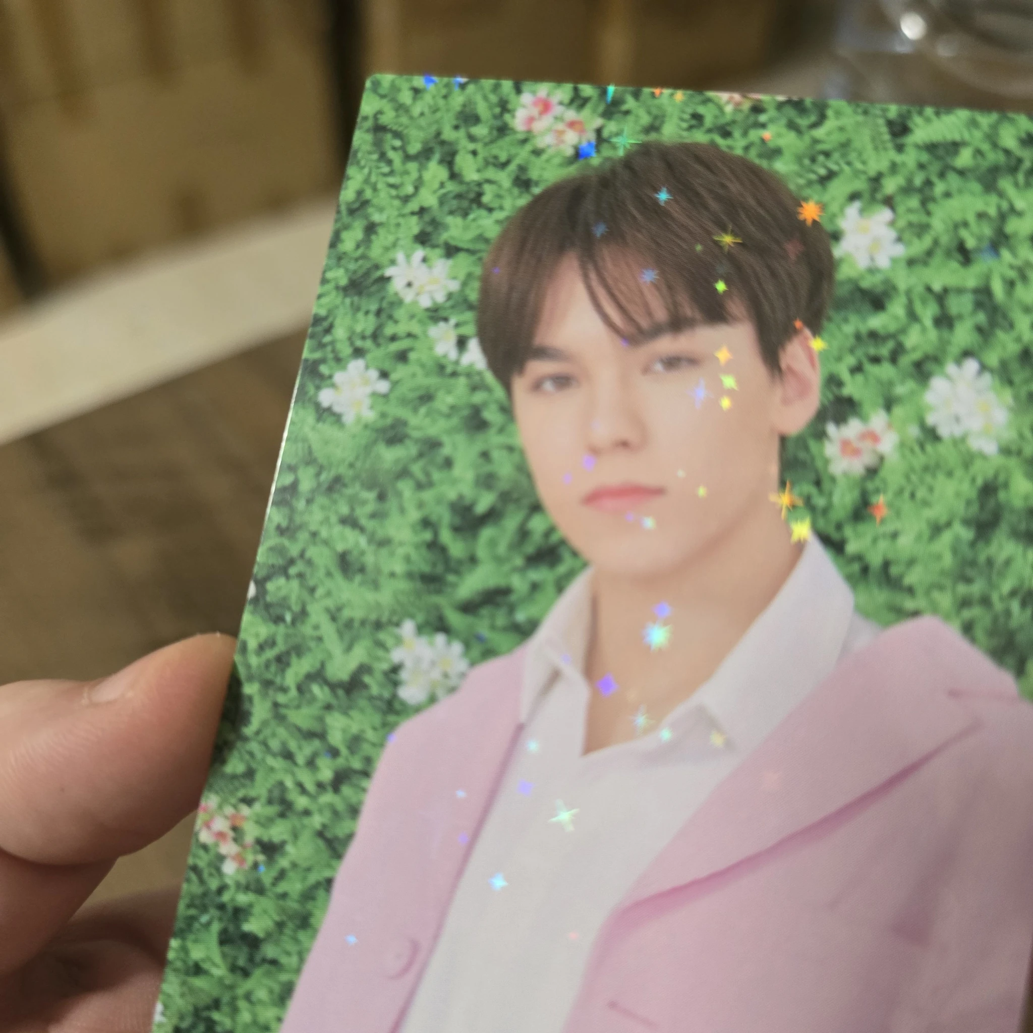 SEVENTEEN Vernon SEVENTEEN - Vernon - [HARU] TOUR Event merch photocard holographic (hologram) trading card listing photo 2