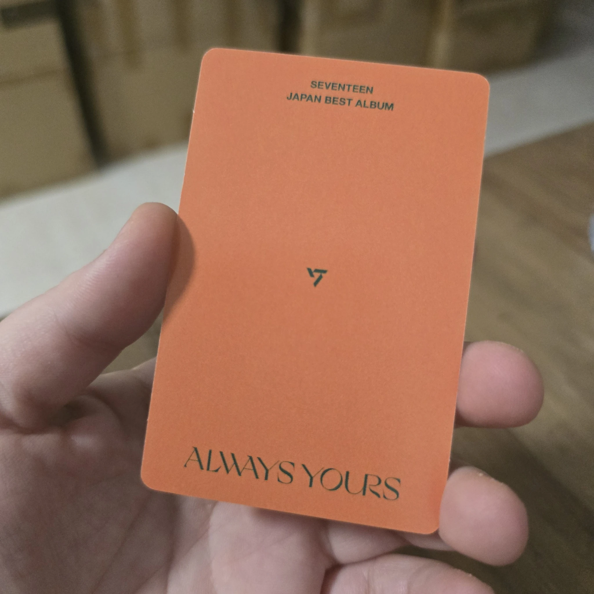 SEVENTEEN Vernon SEVENTEEN - Vernon - Always Yours Album japanese album album photocard limited b listing photo 2