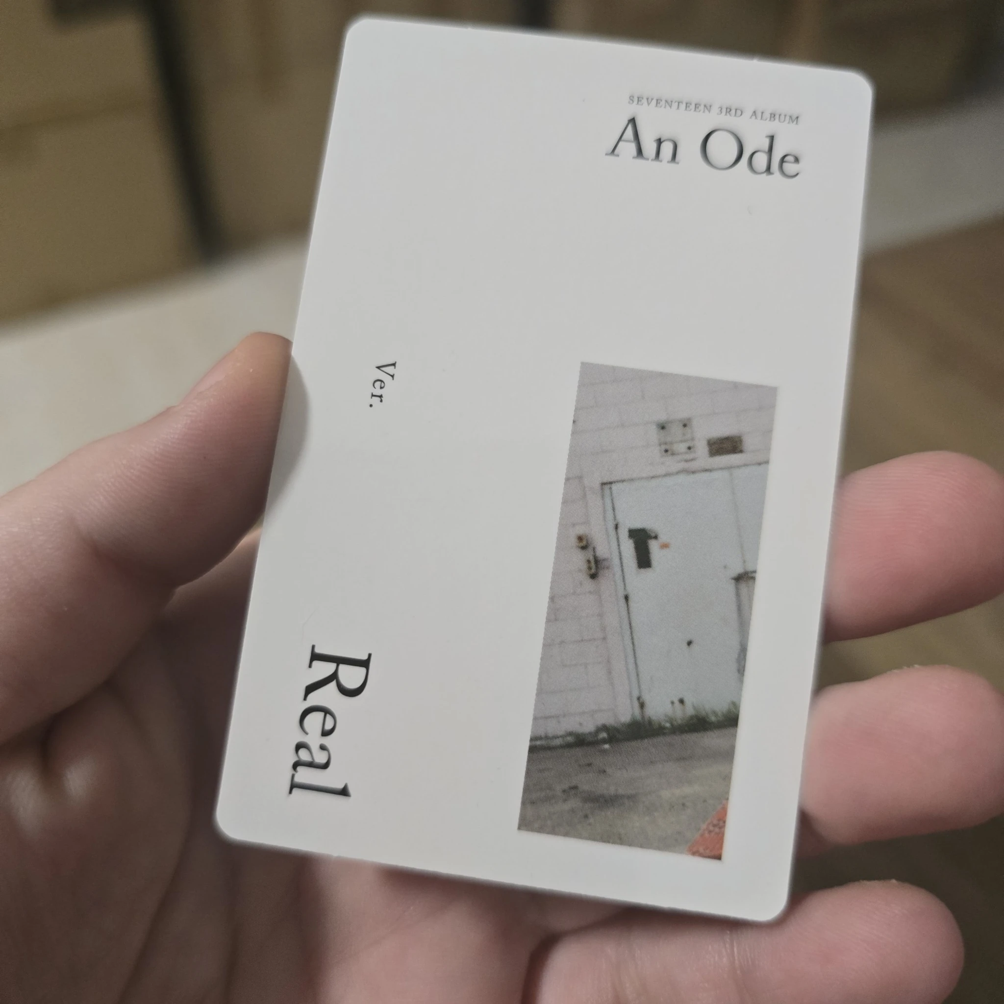 SEVENTEEN Vernon SEVENTEEN - Vernon - An Ode Album album photocard real version listing photo 2