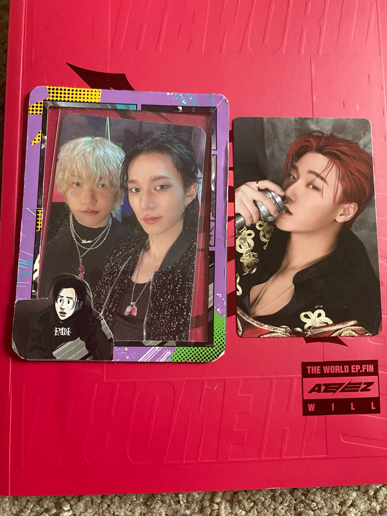 ATEEZ San ATEEZ - San - THE WORLD EP.FIN: WILL Album album photocard diary version listing photo 2