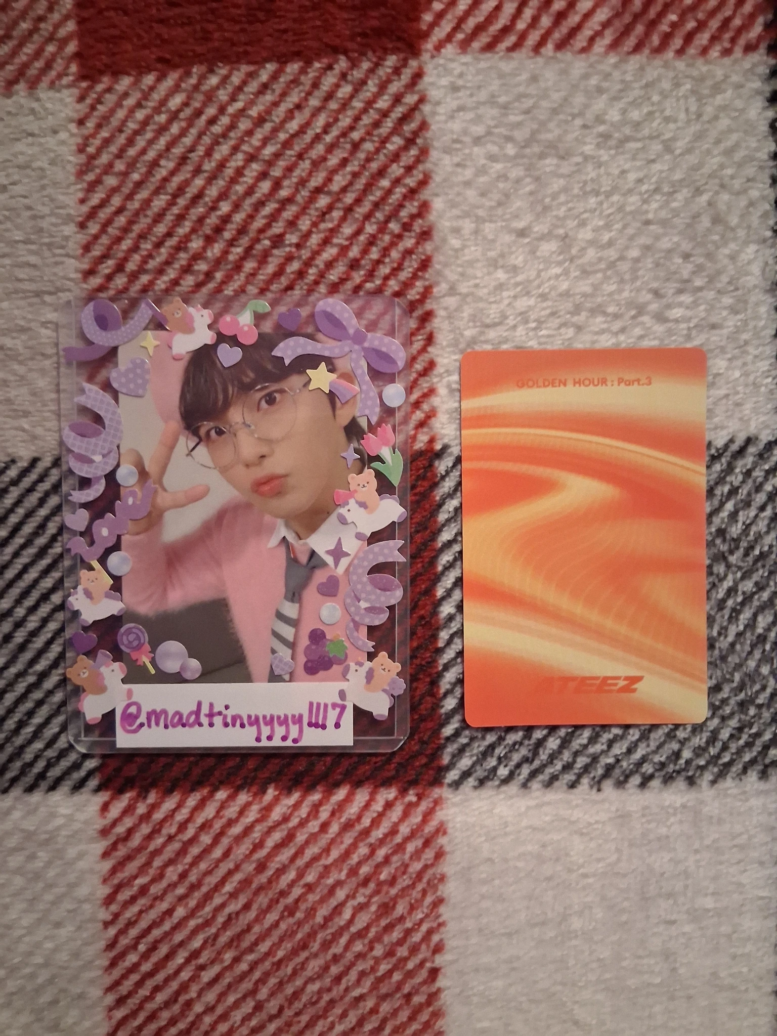ATEEZ Jongho ATEEZ - Jongho - Golden Hour : Part.3 Album poca album version 2 image card album photocard listing photo 2