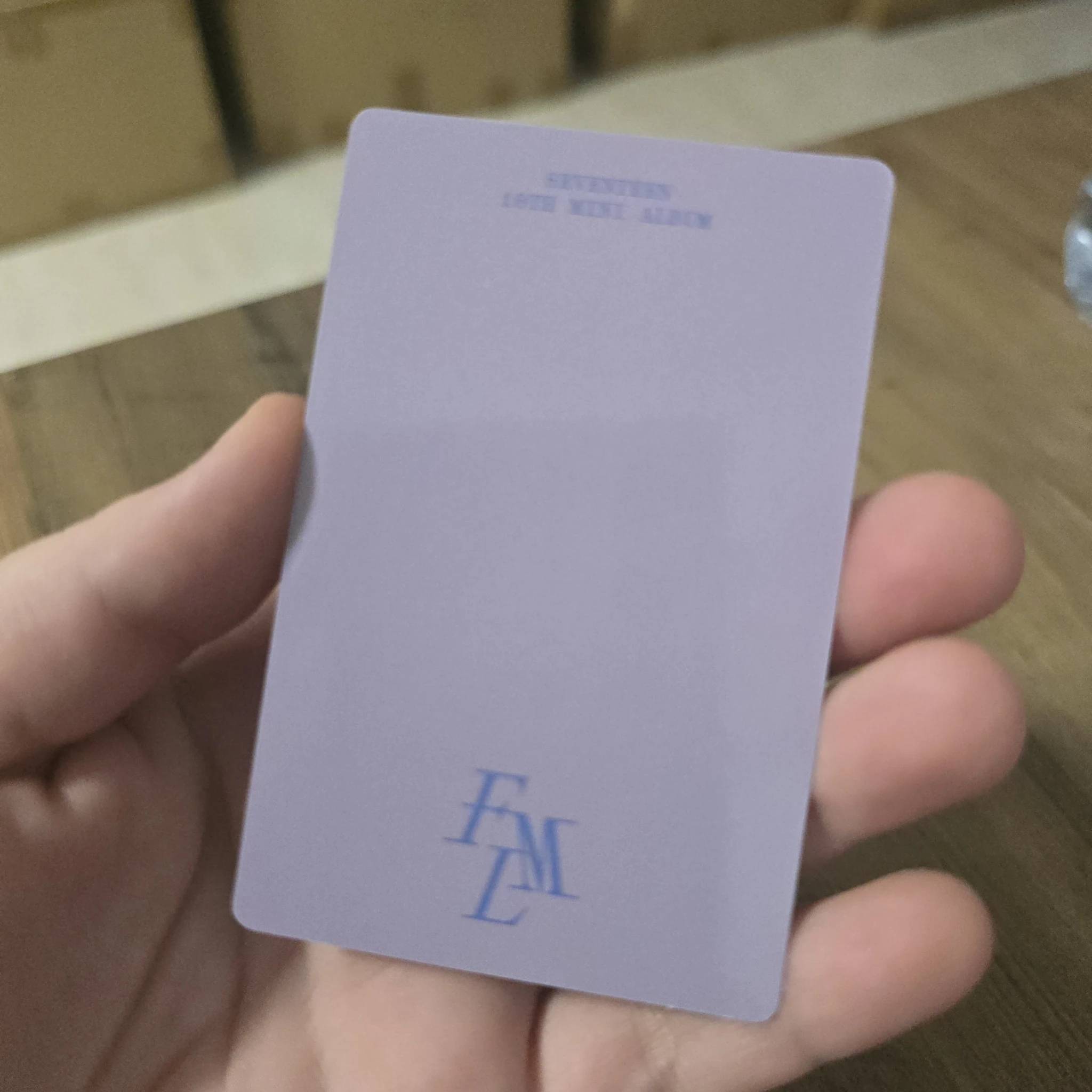 SEVENTEEN Vernon SEVENTEEN - Vernon - FML Album listing photo 2