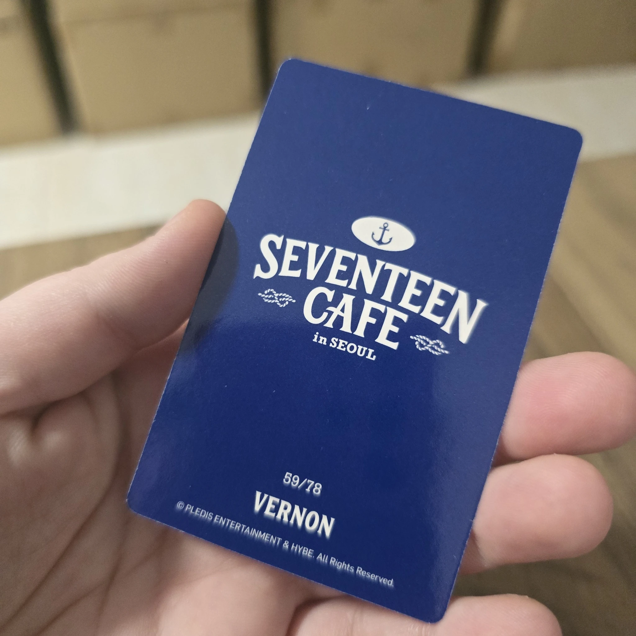 SEVENTEEN Vernon SEVENTEEN - Vernon - SEVENTEEN CAFE IN SEOUL Event cafe event trading card merch photocard listing photo 2