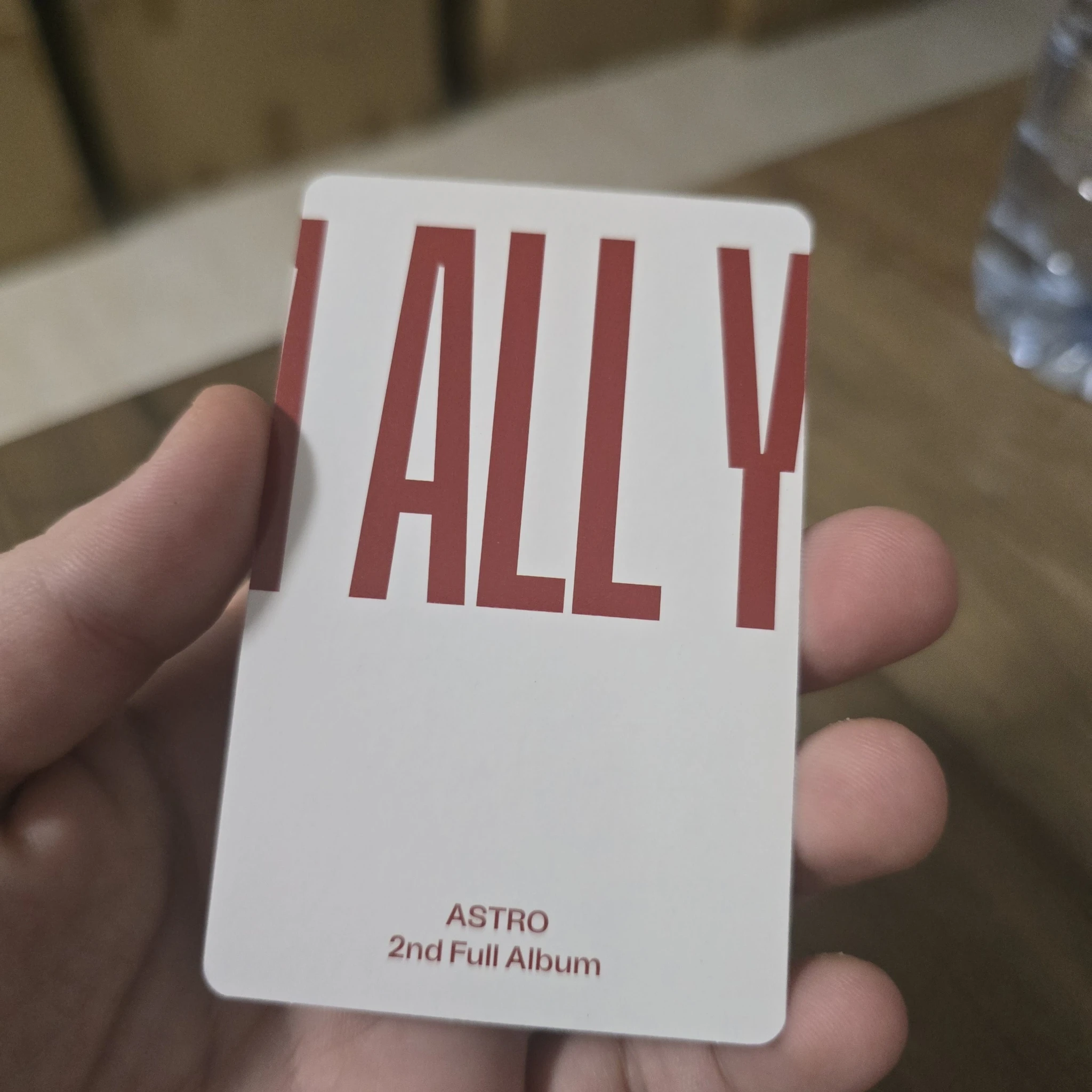 ASTRO Rocky ASTRO - Rocky - All Yours Album album photocard you version B version listing photo 2