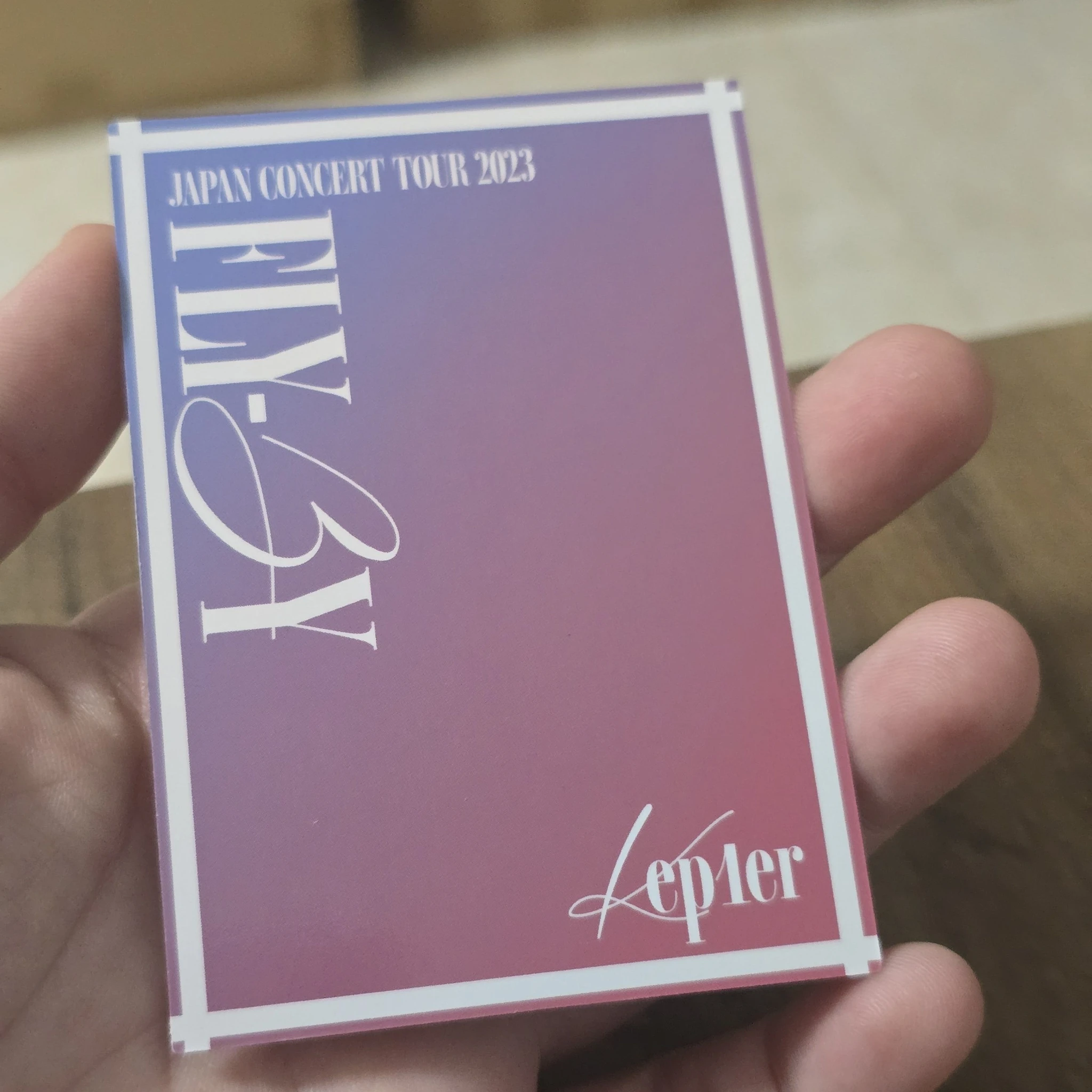 Kep1er Kep1er - FLY-BY Japan Concert Tour Event photocard set jpfc (japan fanclub) listing photo 2
