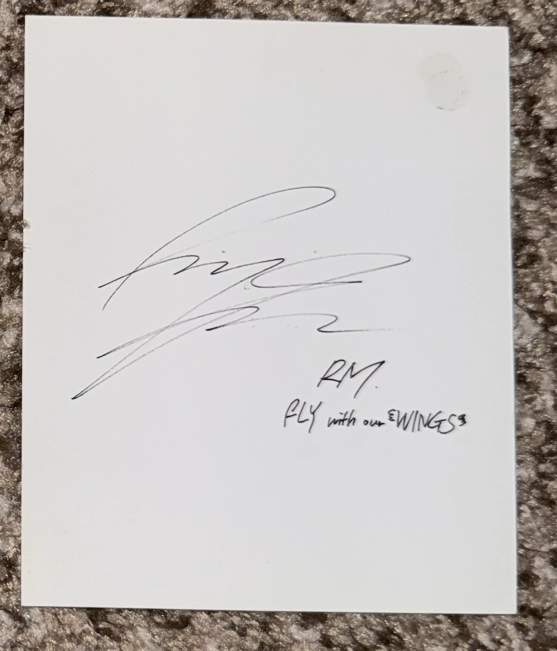 BTS RM BTS - RM - Wings Album album photocard instant photo listing photo 2