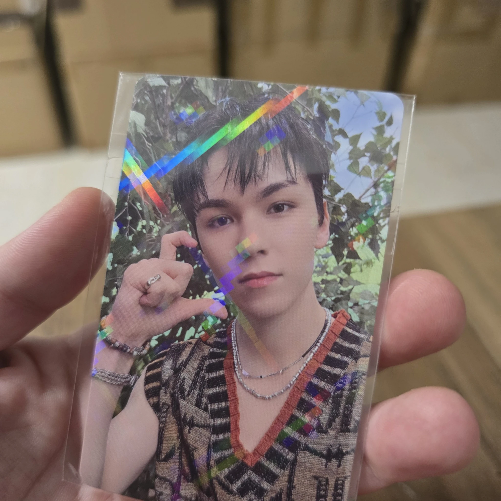 SEVENTEEN Vernon SEVENTEEN - Vernon - Seventeenth Heaven Album weverse japan shop (wvj) pob (pre-order benefit) carat version listing photo 2