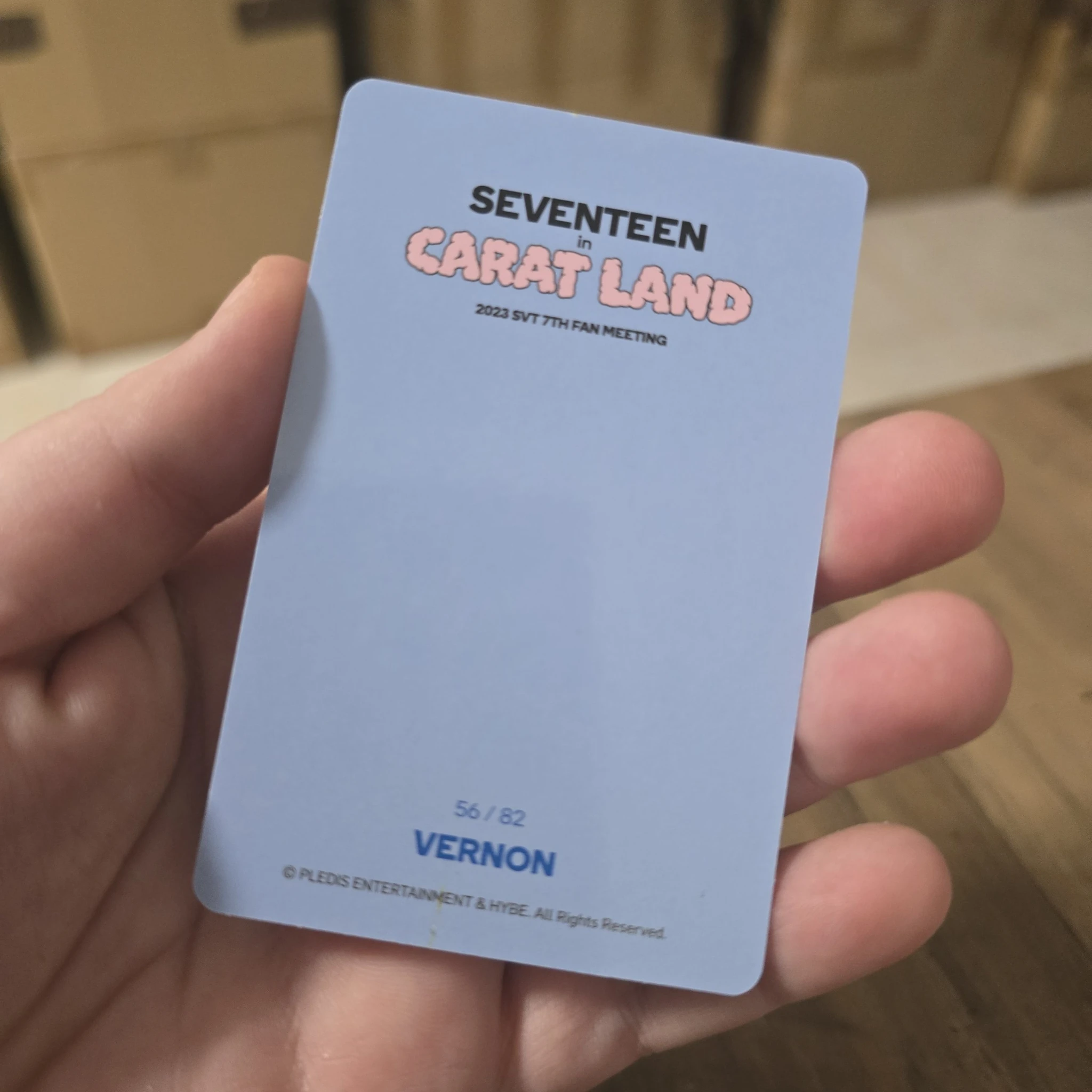 SEVENTEEN Vernon SEVENTEEN - Vernon - 2023 7TH SVT IN CARAT LAND Event event listing photo 2