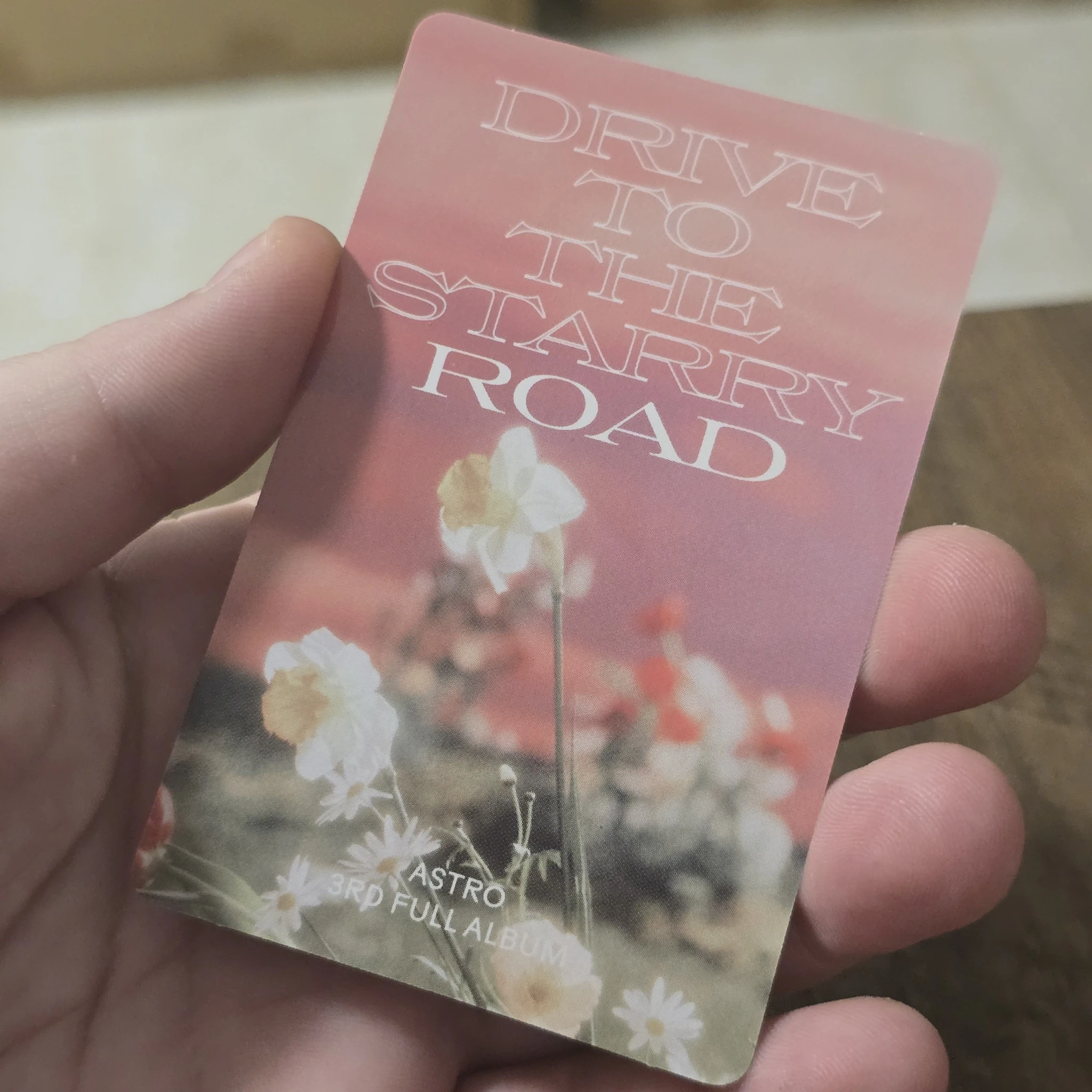 ASTRO Rocky ASTRO - Rocky - Drive to the Starry Road Album album photocard road version listing photo 2