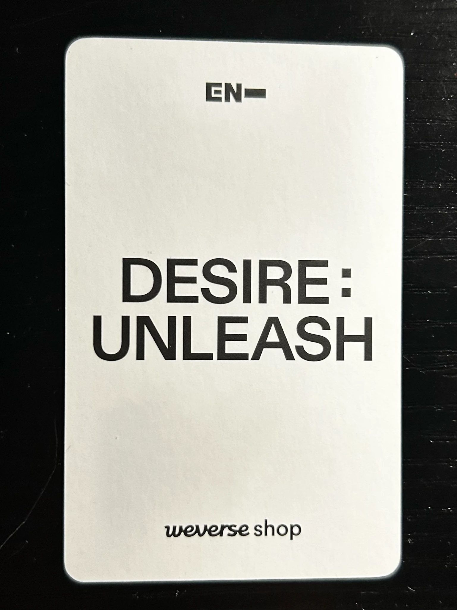 ENHYPEN Jake ENHYPEN - Jake - DESIRE: UNLEASH Album youtube gift round 1 pre-order benefit (pob) listing photo 2