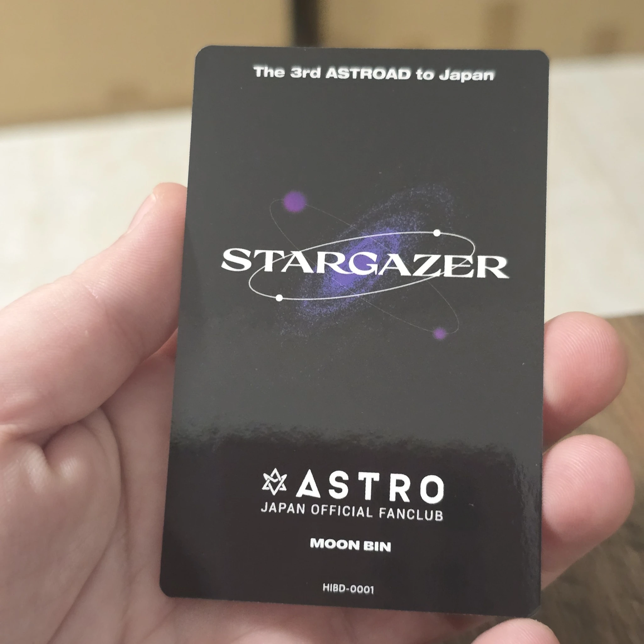 ASTRO Moonbin ASTRO - Moonbin - The 3rd ASTROAD to Japan [STARGAZER] (Blu-Ray) Other jpfc (japan fanclub) fanclub version pob (pre-order benefit) photocard set listing photo 2
