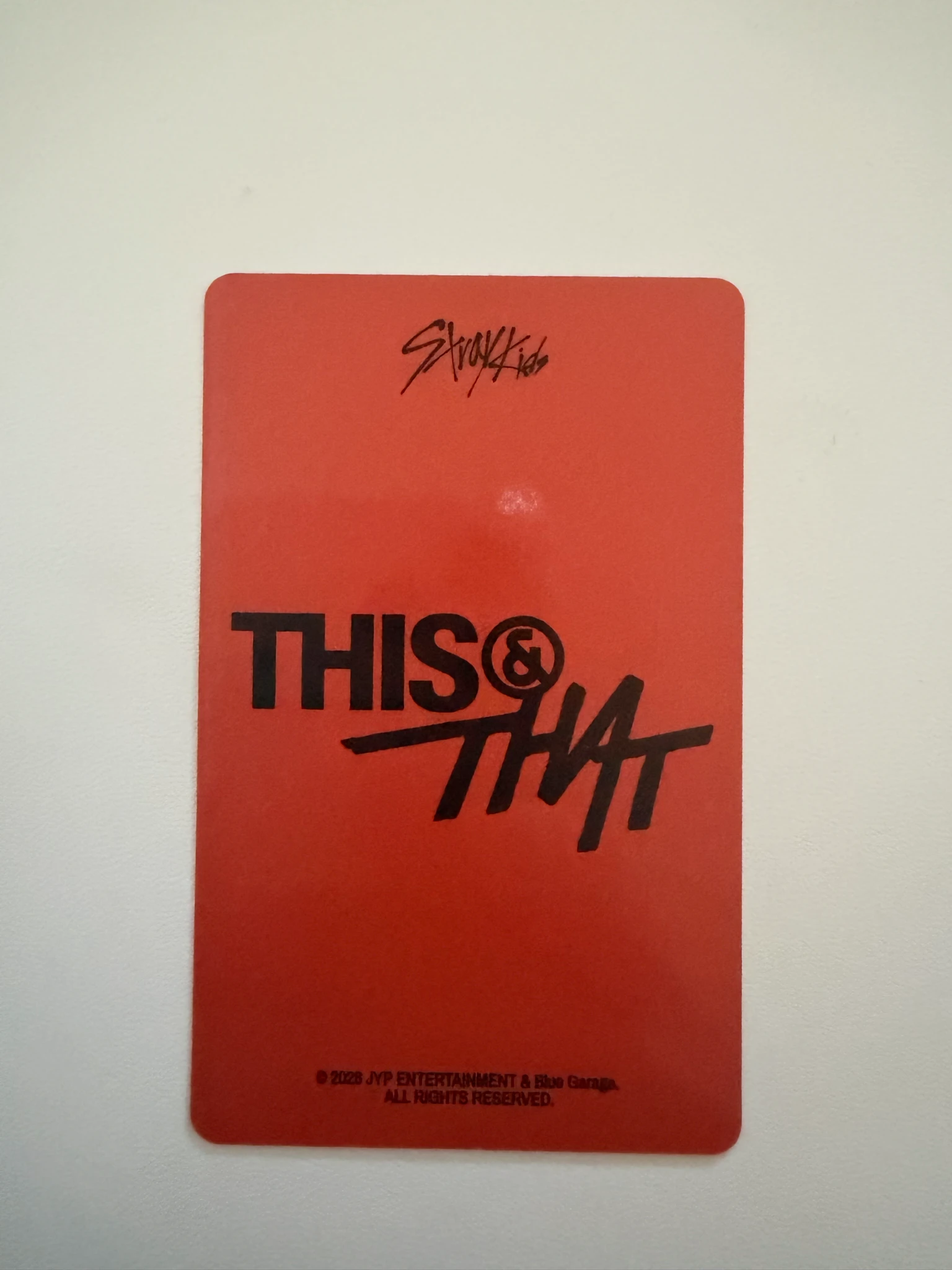 Stray Kids Bang Chan Stray Kids - Bang Chan - This & That Album pob (pre-order benefit) jyp/fans shop listing photo 2
