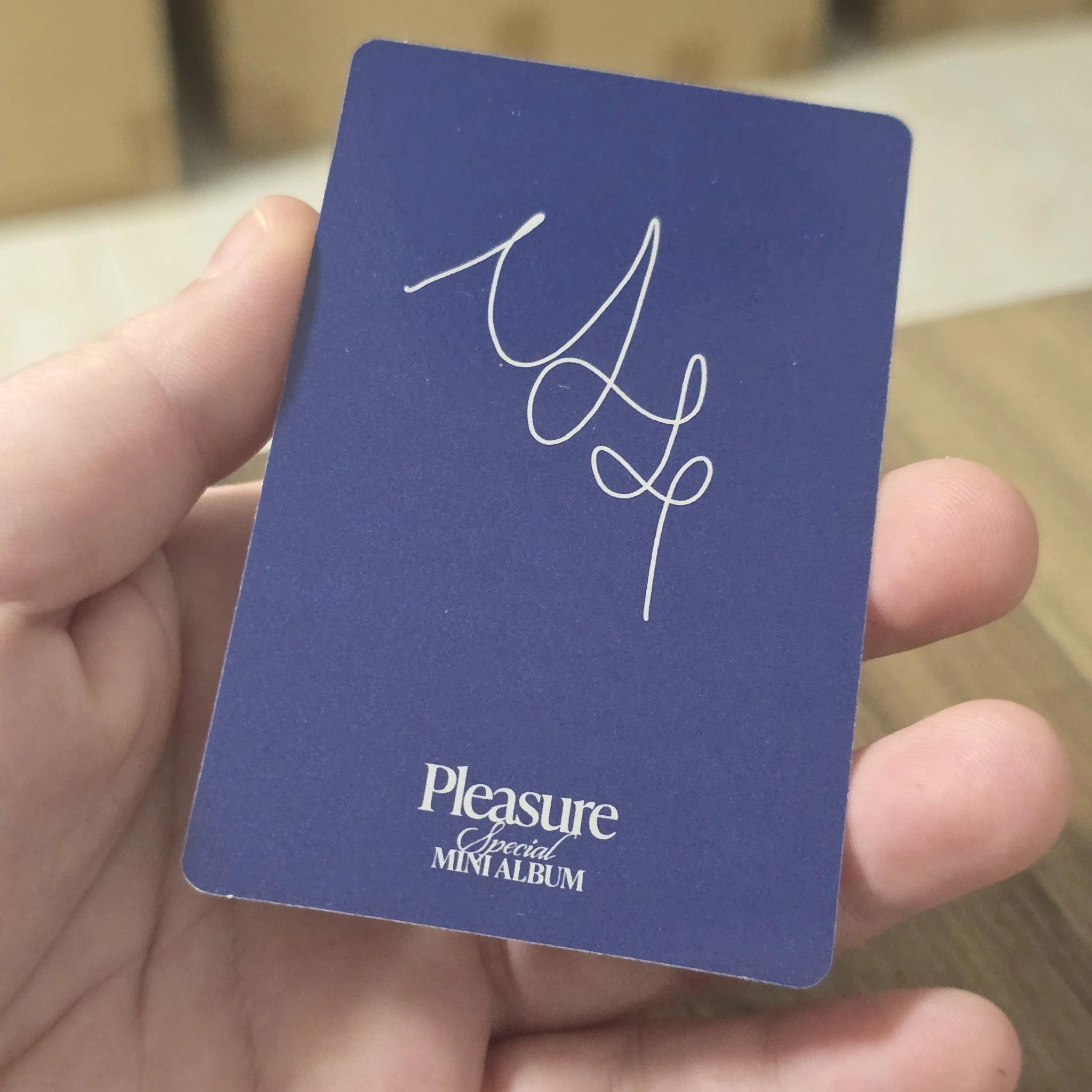 TREASURE Yoon Jaehyuk TREASURE - Yoon Jaehyuk - Pleasure Album album photocard blue version listing photo 2
