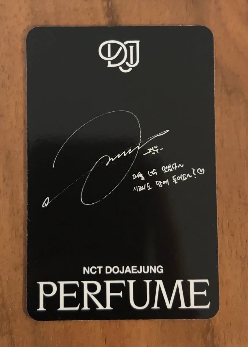 NCT Jungwoo NCT - Jungwoo - Perfume (DJJ unit) Album album photocard photobook version listing photo 2