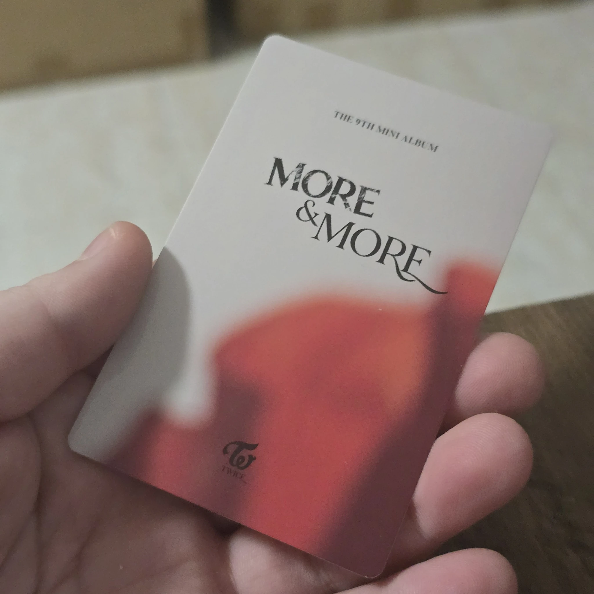 TWICE Dahyun TWICE - Dahyun - MORE & MORE Album pob (pre-order benefit) photocard set B version listing photo 2