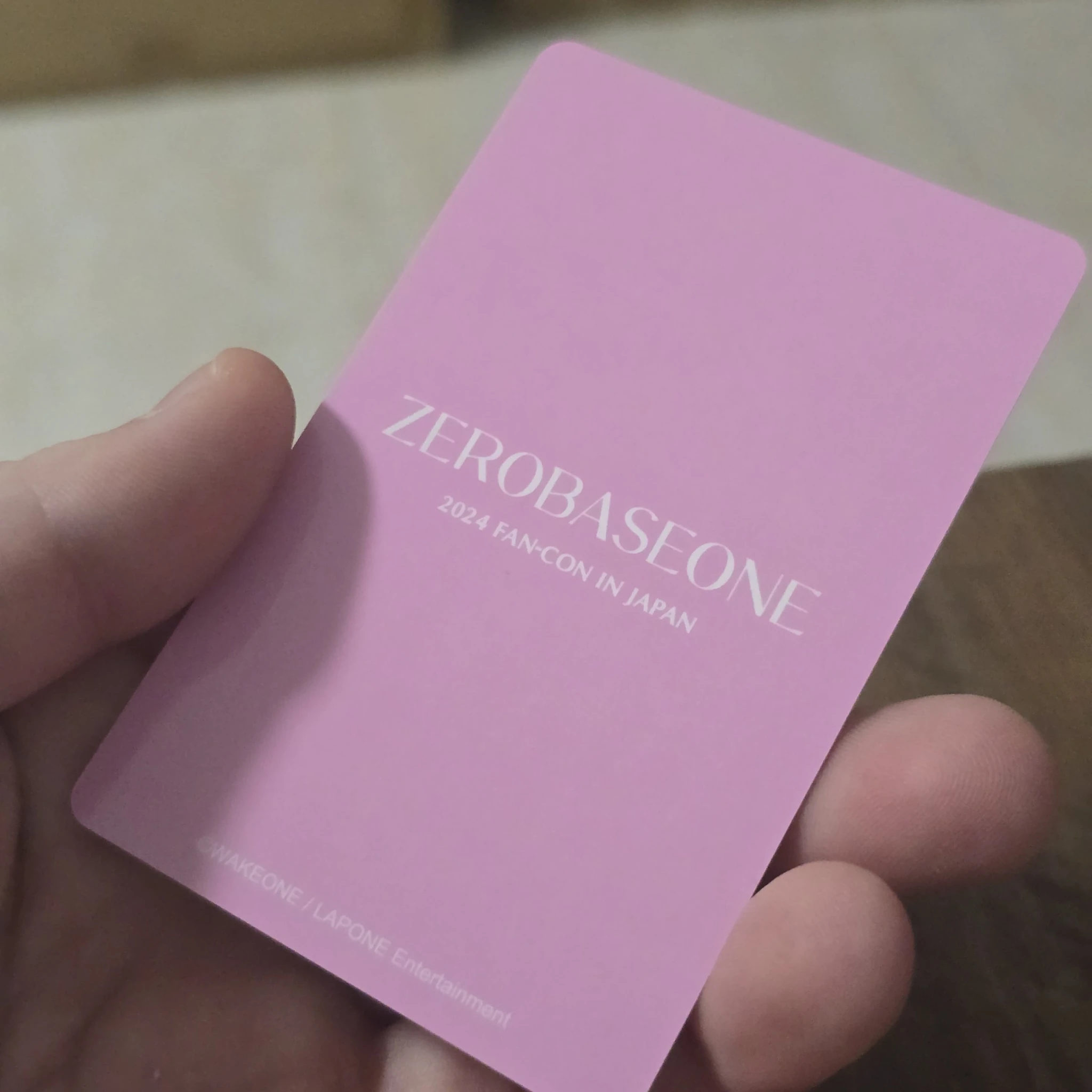 ZEROBASEONE Gunwook ZEROBASEONE - Gunwook - 2024 FAN-CON IN JAPAN Event trading card listing photo 2