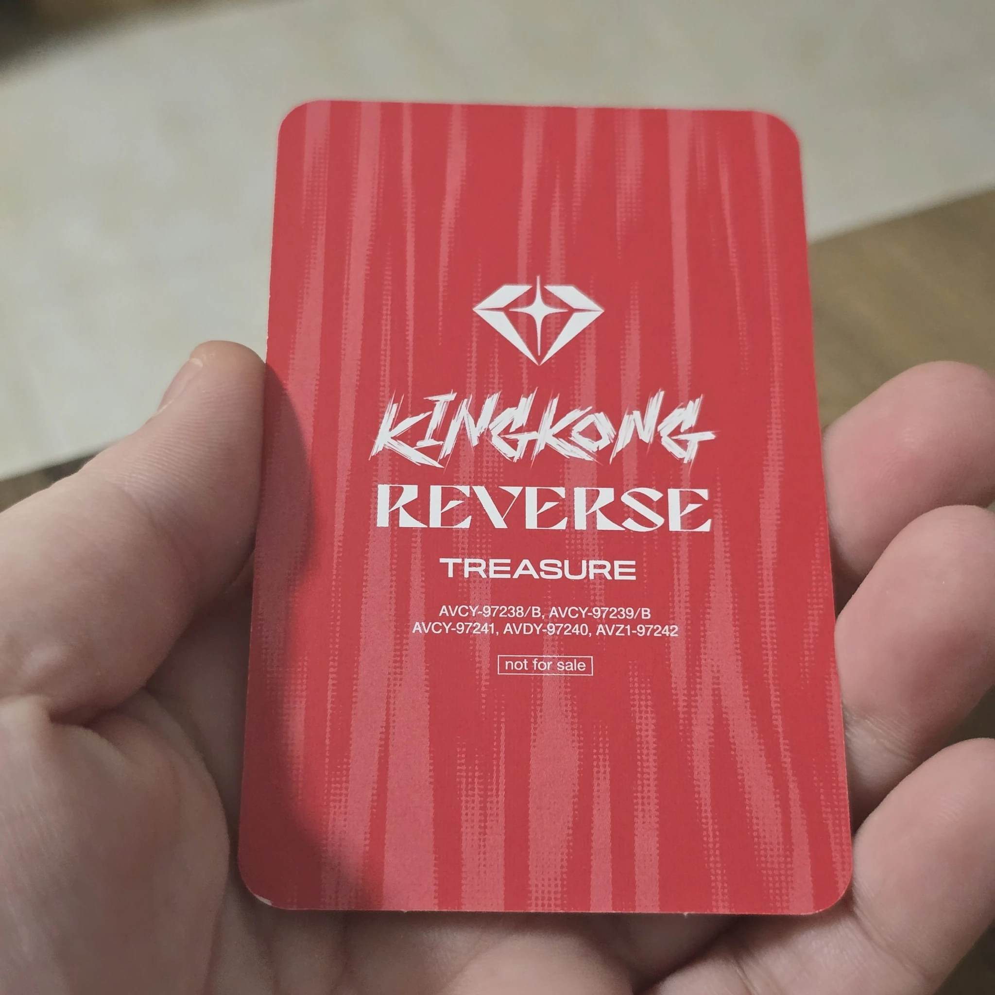 TREASURE Yoon Jaehyuk TREASURE - Yoon Jaehyuk - KING KONG/REVERSE Album trading card listing photo 2