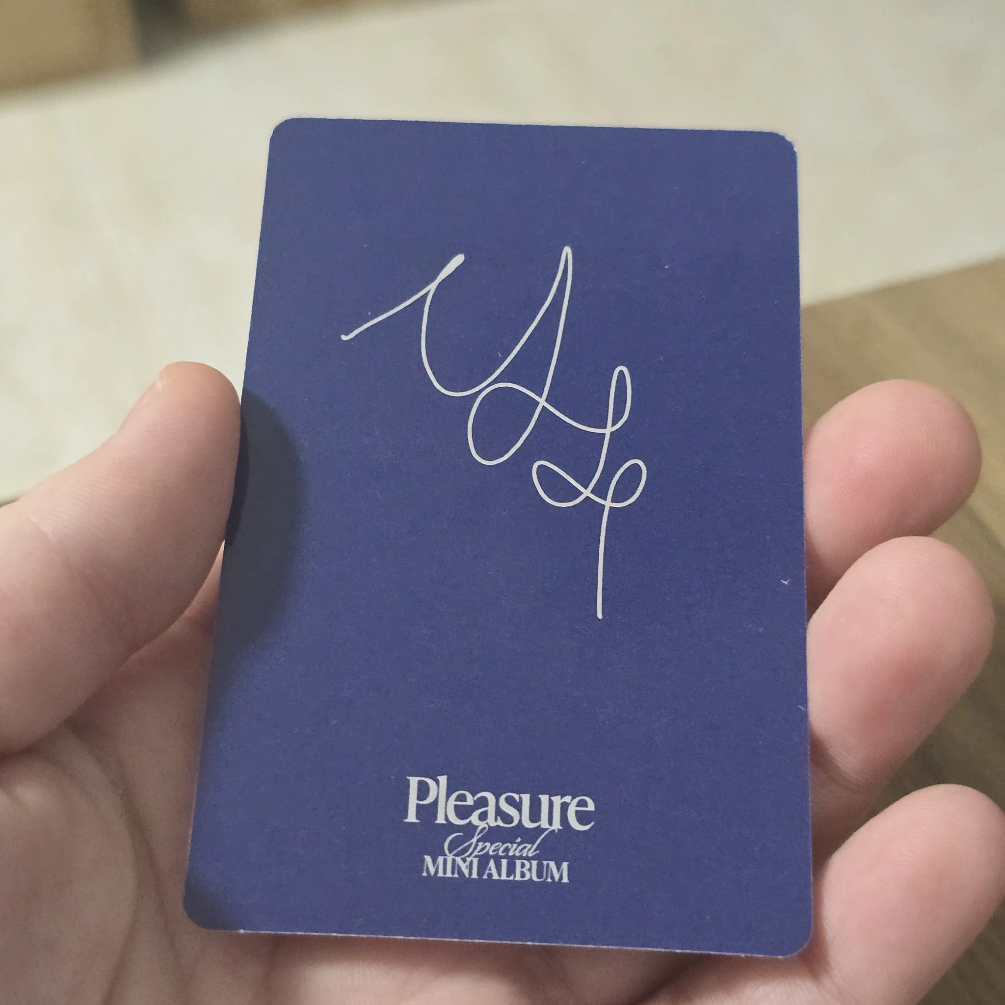 TREASURE Yoon Jaehyuk TREASURE - Yoon Jaehyuk - Pleasure Album album photocard blue version listing photo 2