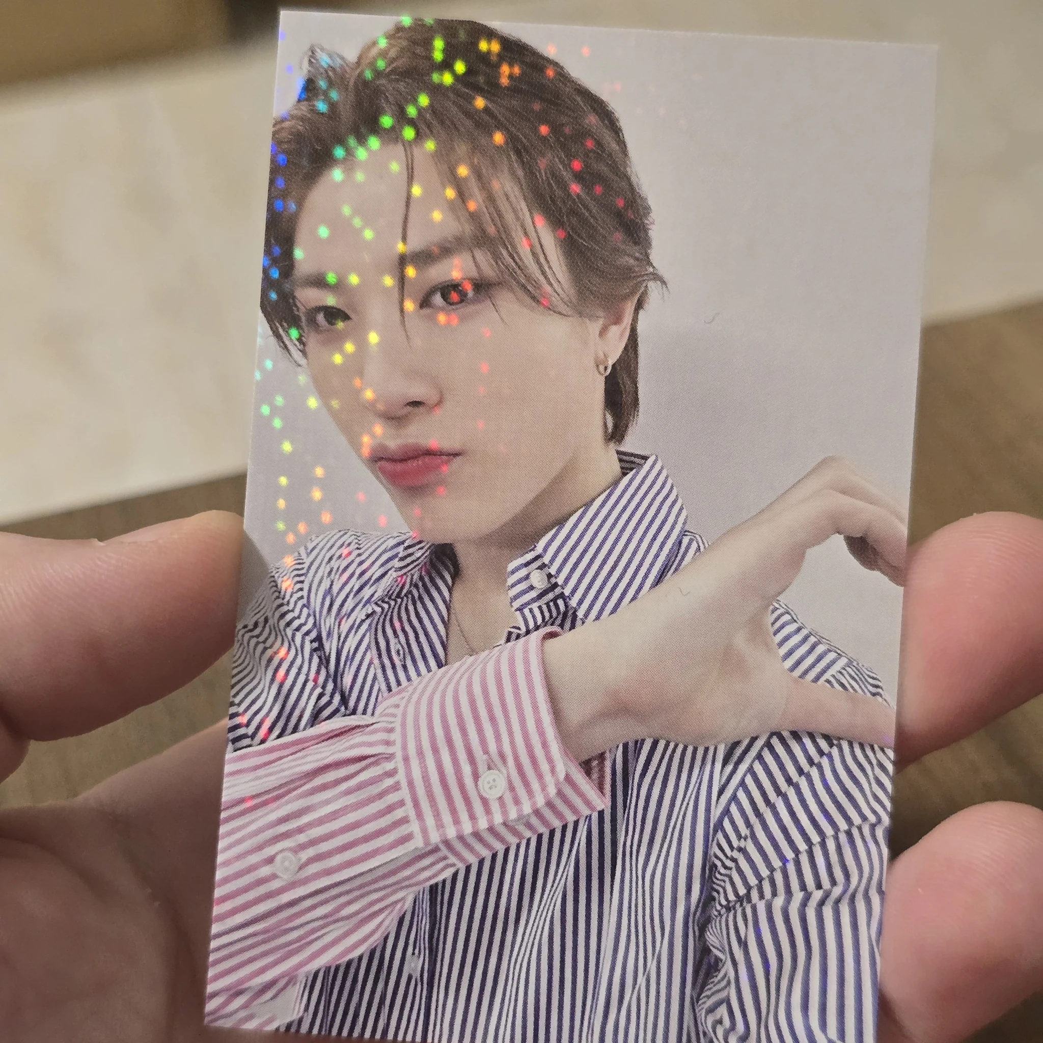 TREASURE So Junghwan TREASURE - So Junghwan - TREASURE's Shining SOLO Cafe Event pop-up cafe japan holographic (hologram) listing photo 2