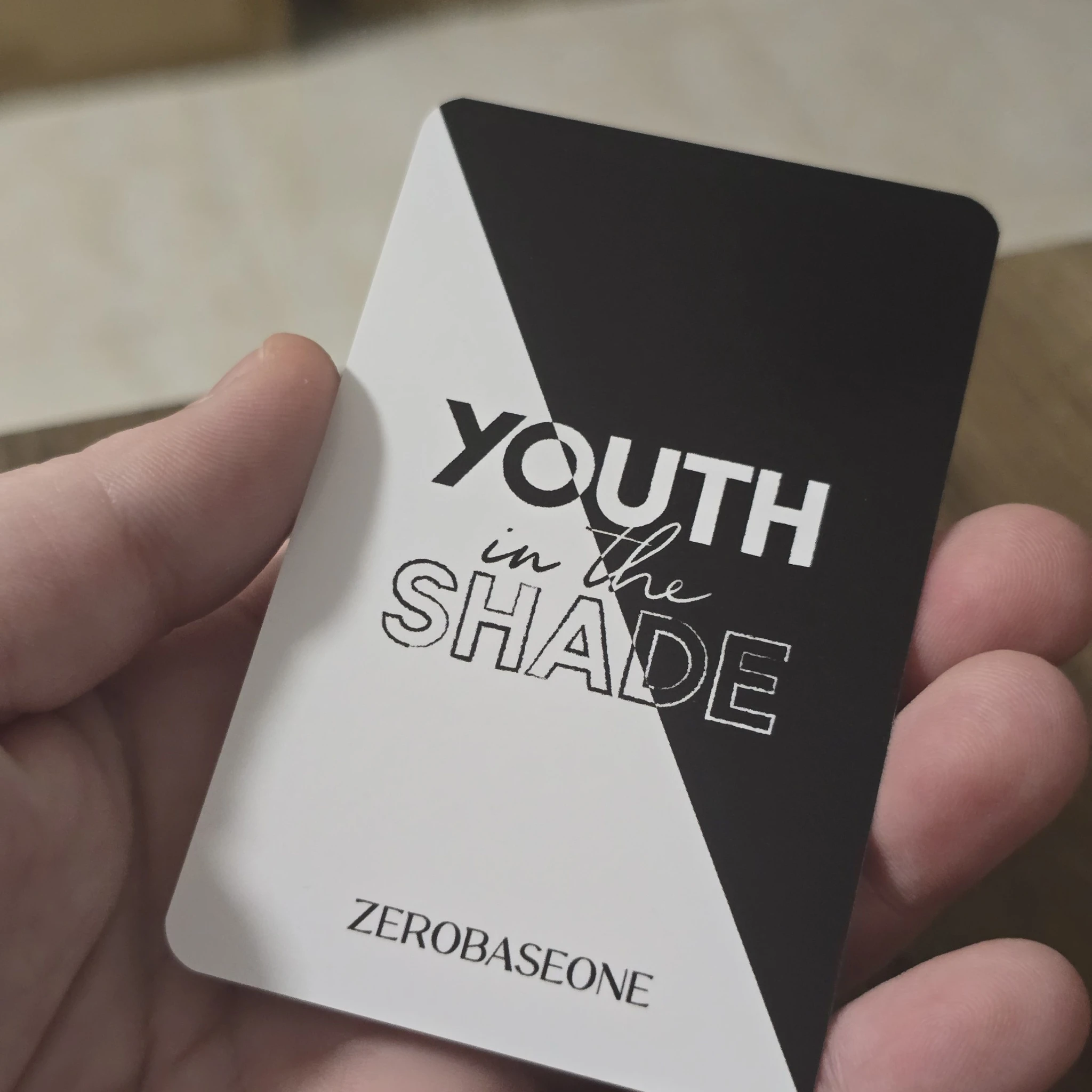 ZEROBASEONE Jiwoong ZEROBASEONE - Jiwoong - Youth in the Shade Album pob (pre-order benefit) jump up listing photo 2