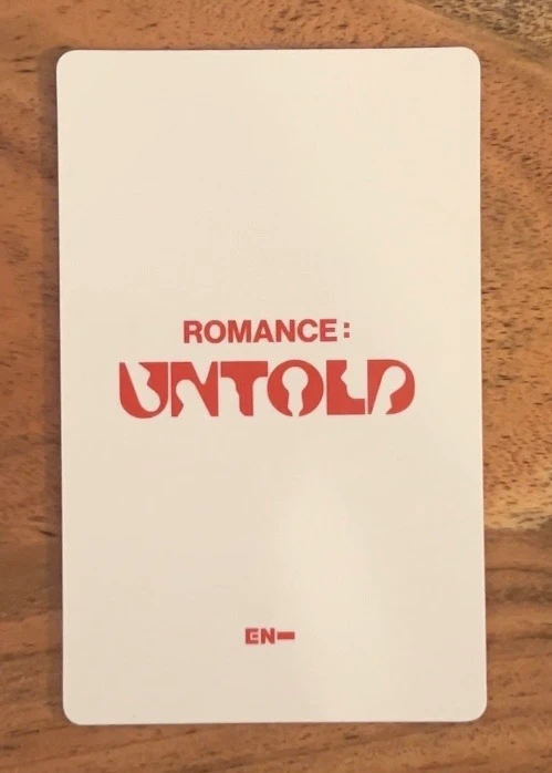 ENHYPEN Ni-ki ENHYPEN - Ni-ki - ROMANCE: UNTOLD Album engene ver. a ver. listing photo 2