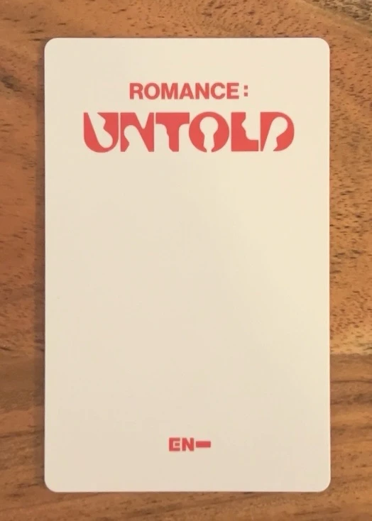 ENHYPEN Ni-ki ENHYPEN - Ni-ki - ROMANCE: UNTOLD Album target exclusive EU exclusive purchase benefit listing photo 2