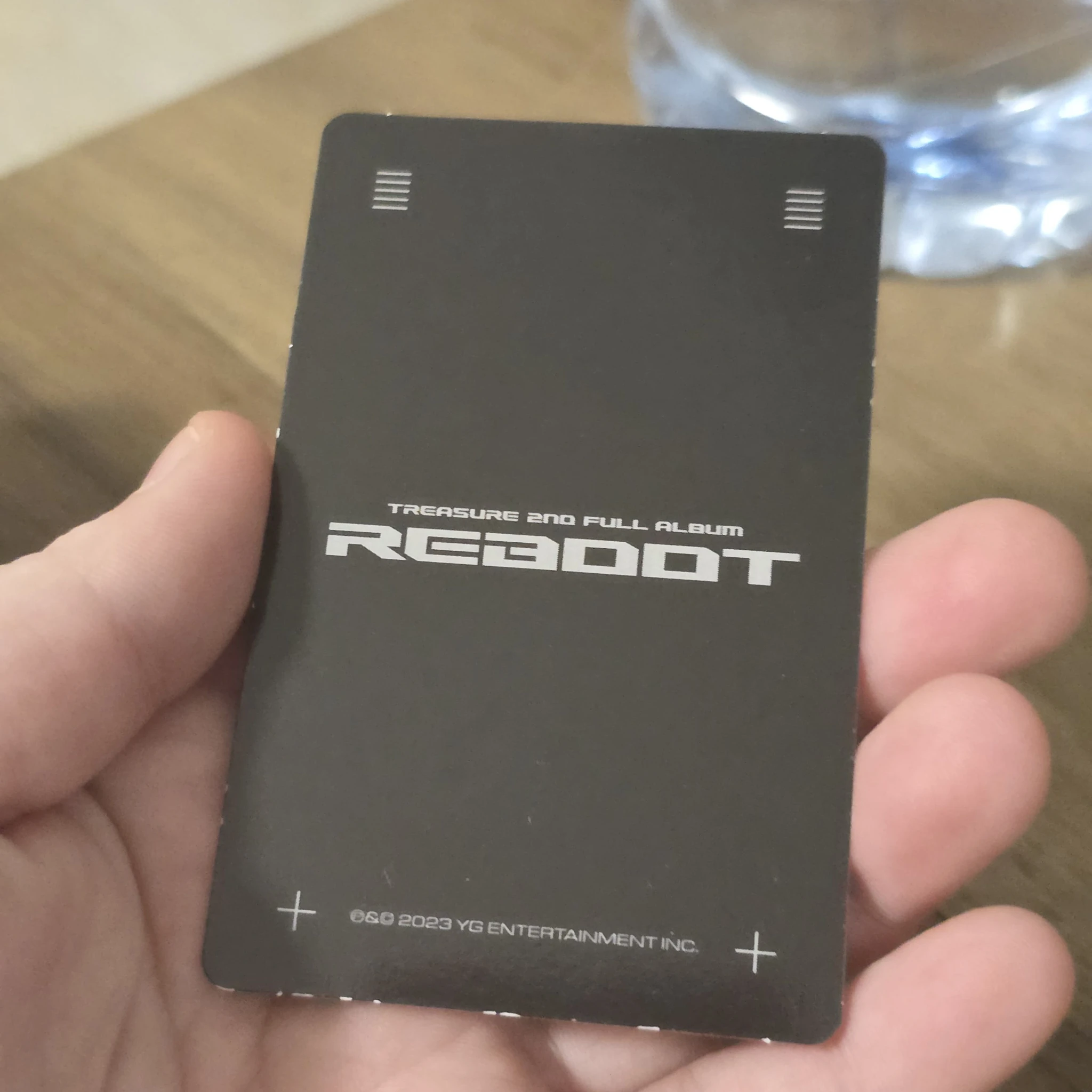 TREASURE Yoshi TREASURE - Yoshi - REBOOT Album digipack version version 3 album photocard japanese version concept photocard listing photo 2