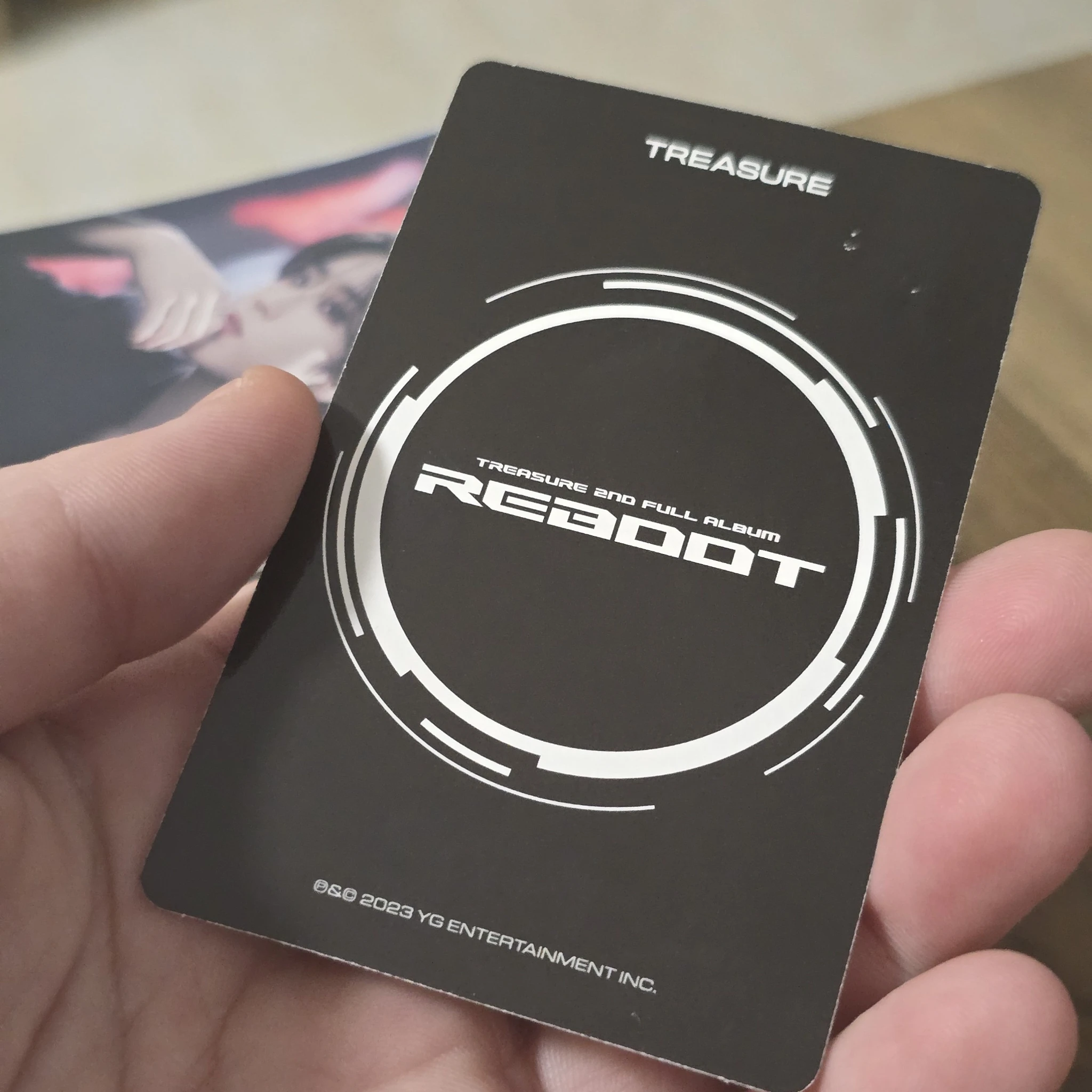 TREASURE Yoshi TREASURE - Yoshi - REBOOT Album album photocard photobook version version 1 concept photocard listing photo 2