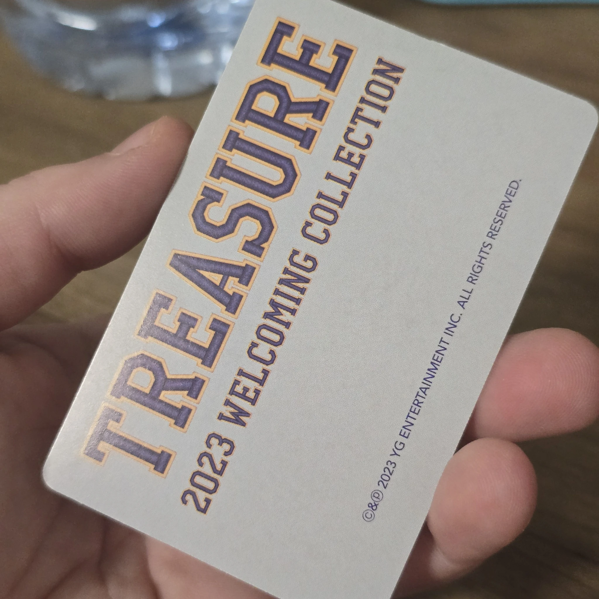 TREASURE Yoshi TREASURE - Yoshi - 2023 Welcoming Collection Other welcome kit photocard set kit photocard concept photocard non-random listing photo 2