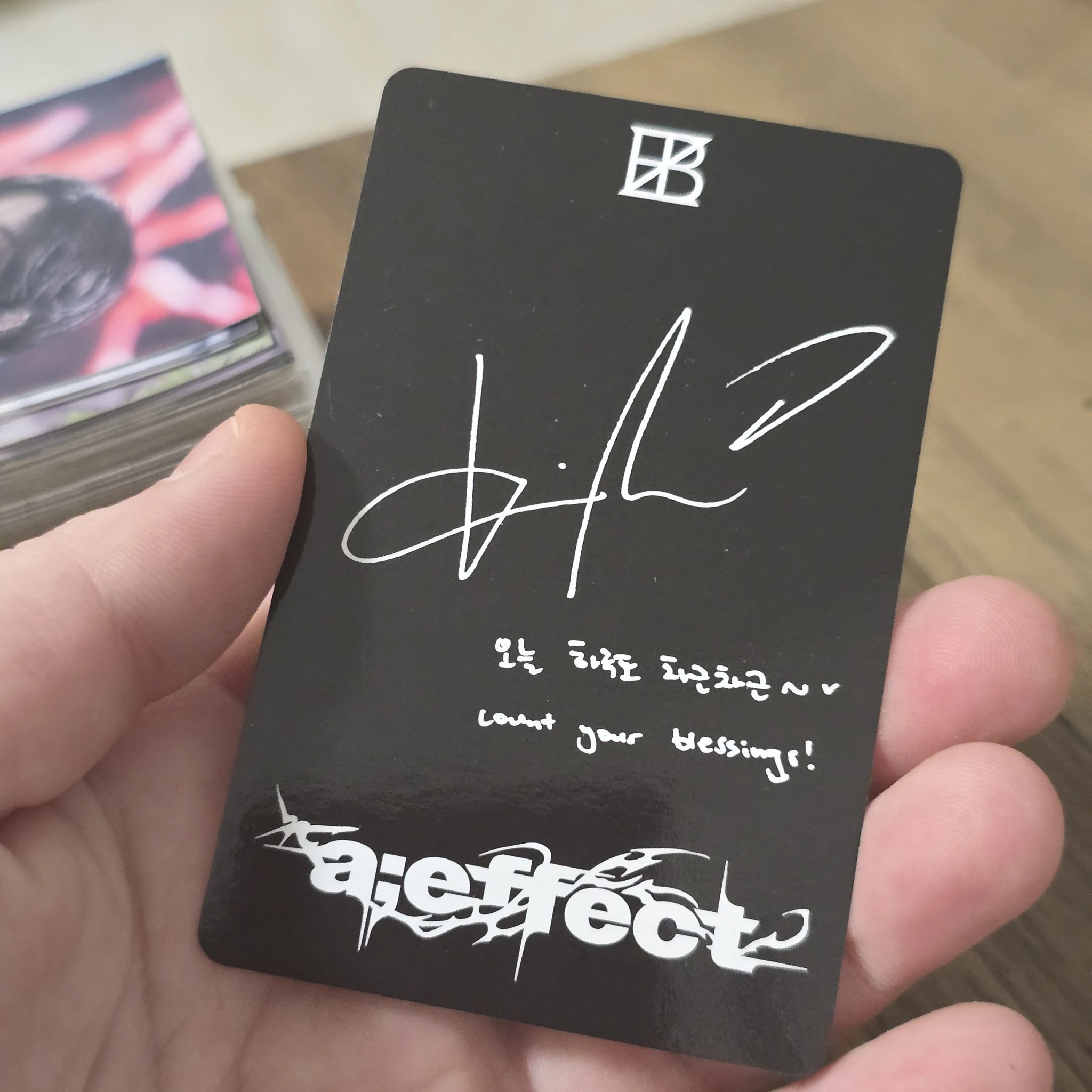THE BOYZ Kevin THE BOYZ - Kevin - a;effect Album album photocard vision version listing photo 2