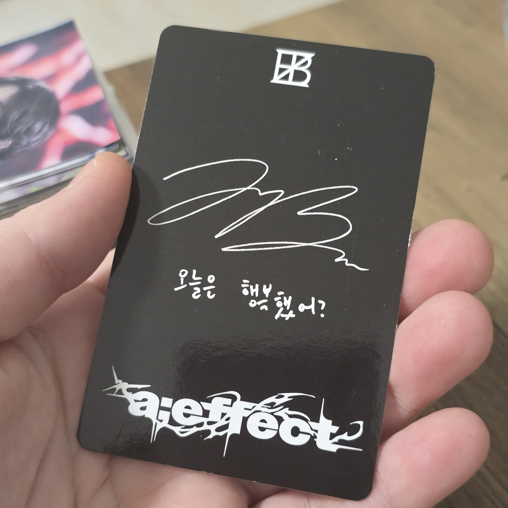 THE BOYZ Jacob THE BOYZ - Jacob - a;effect Album album photocard vision version listing photo 2