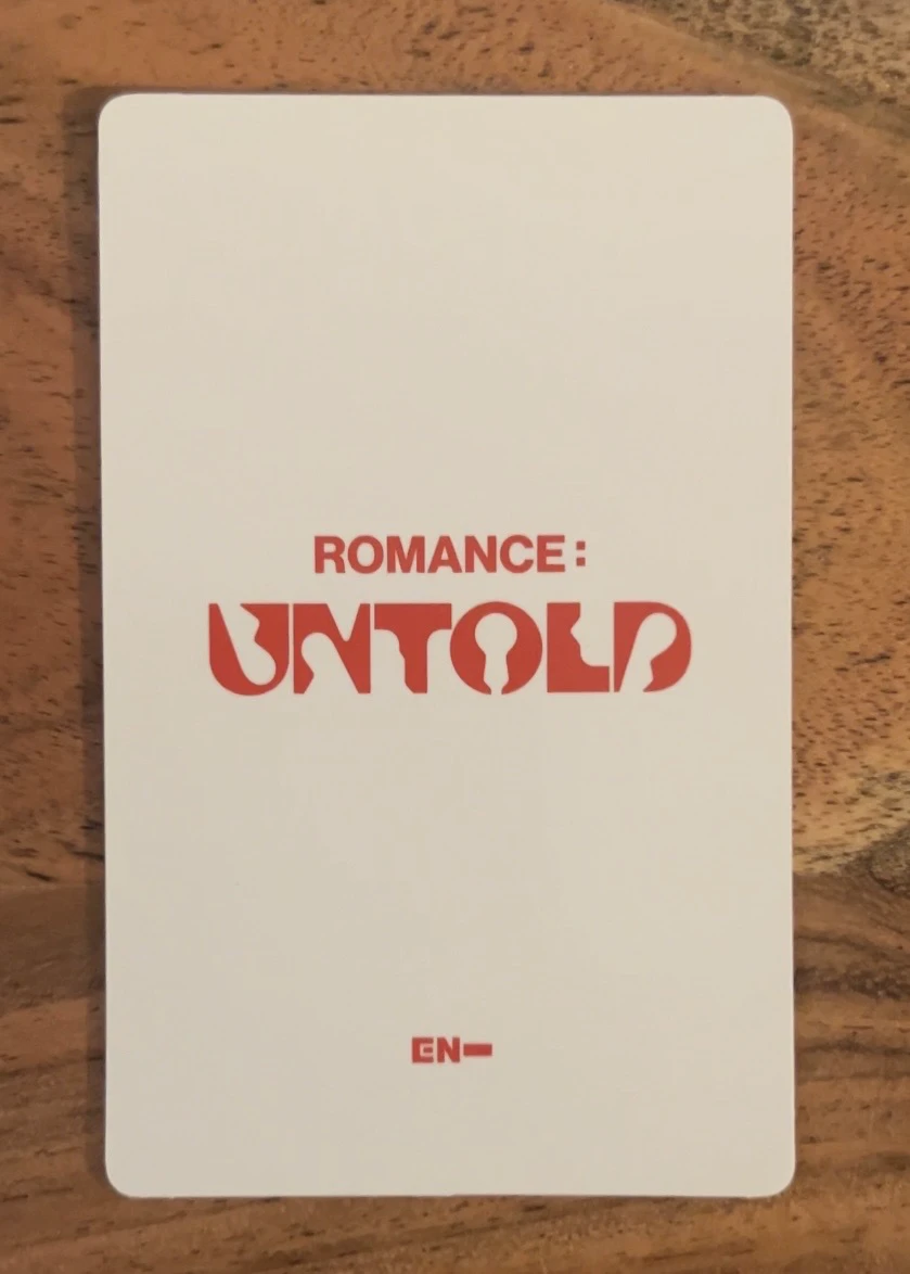 ENHYPEN Jay ENHYPEN - Jay - ROMANCE: UNTOLD Album korean album album photocard engene version A version listing photo 2