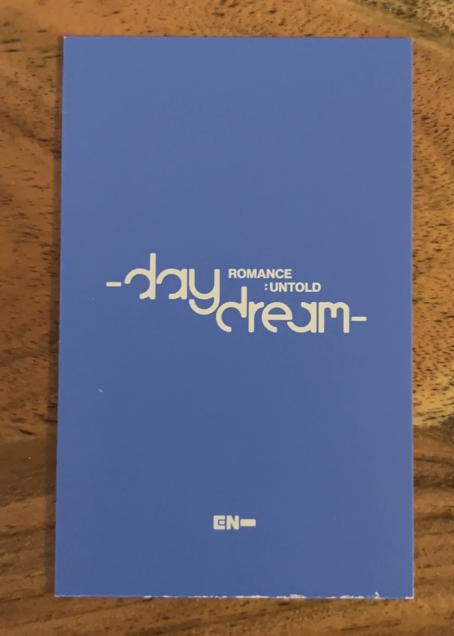 ENHYPEN Jungwon ENHYPEN - Jungwon - ROMANCE: UNTOLD-DAYDREAM- Album weverse album version album photocard weverse photocard set listing photo 2