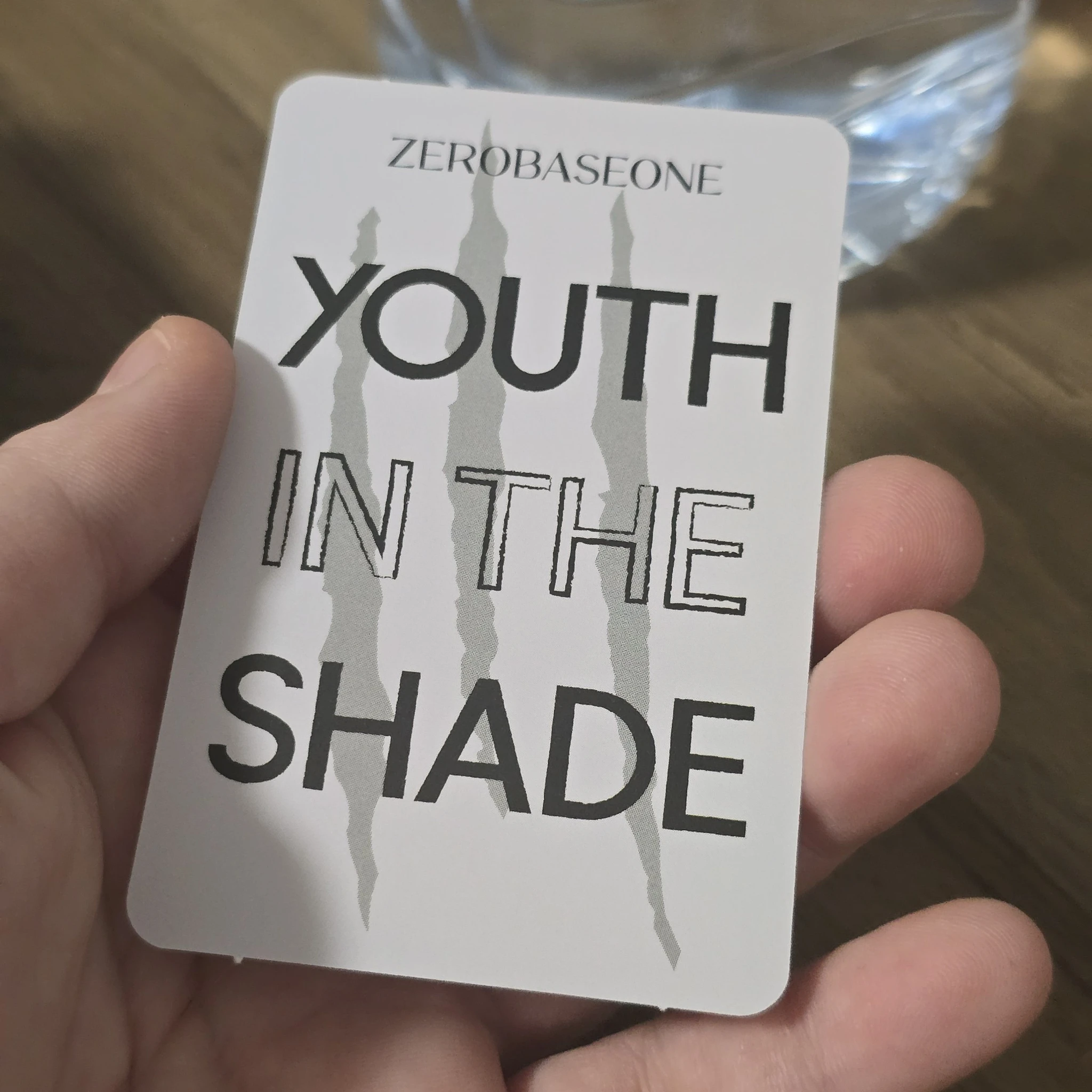 ZEROBASEONE Jiwoong ZEROBASEONE - Jiwoong - Youth in the Shade Album soundwave lucky draw listing photo 2