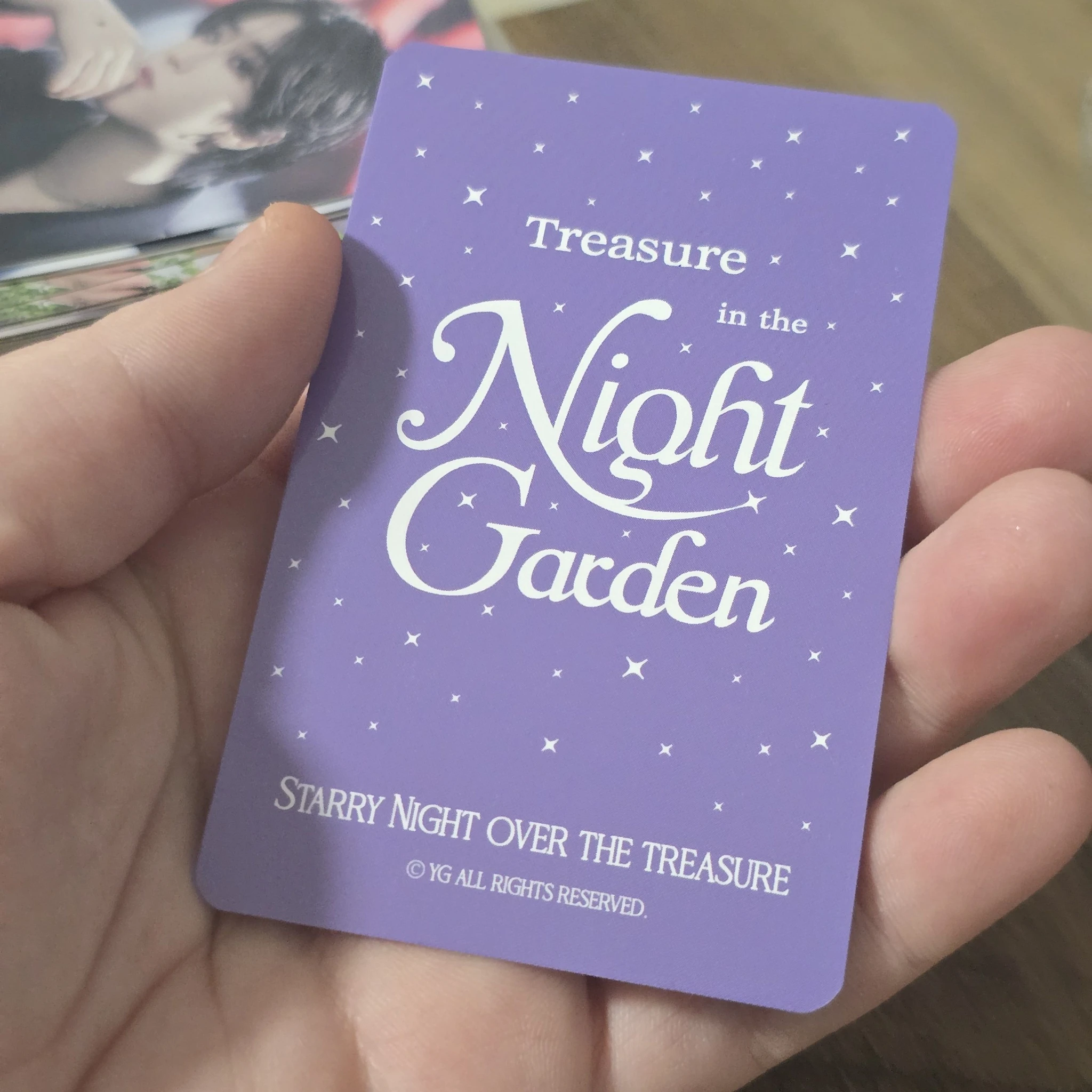 TREASURE Yoshi TREASURE - Yoshi - Treasure in the Night Garden Other merch photocard trading card C version round 2 listing photo 2
