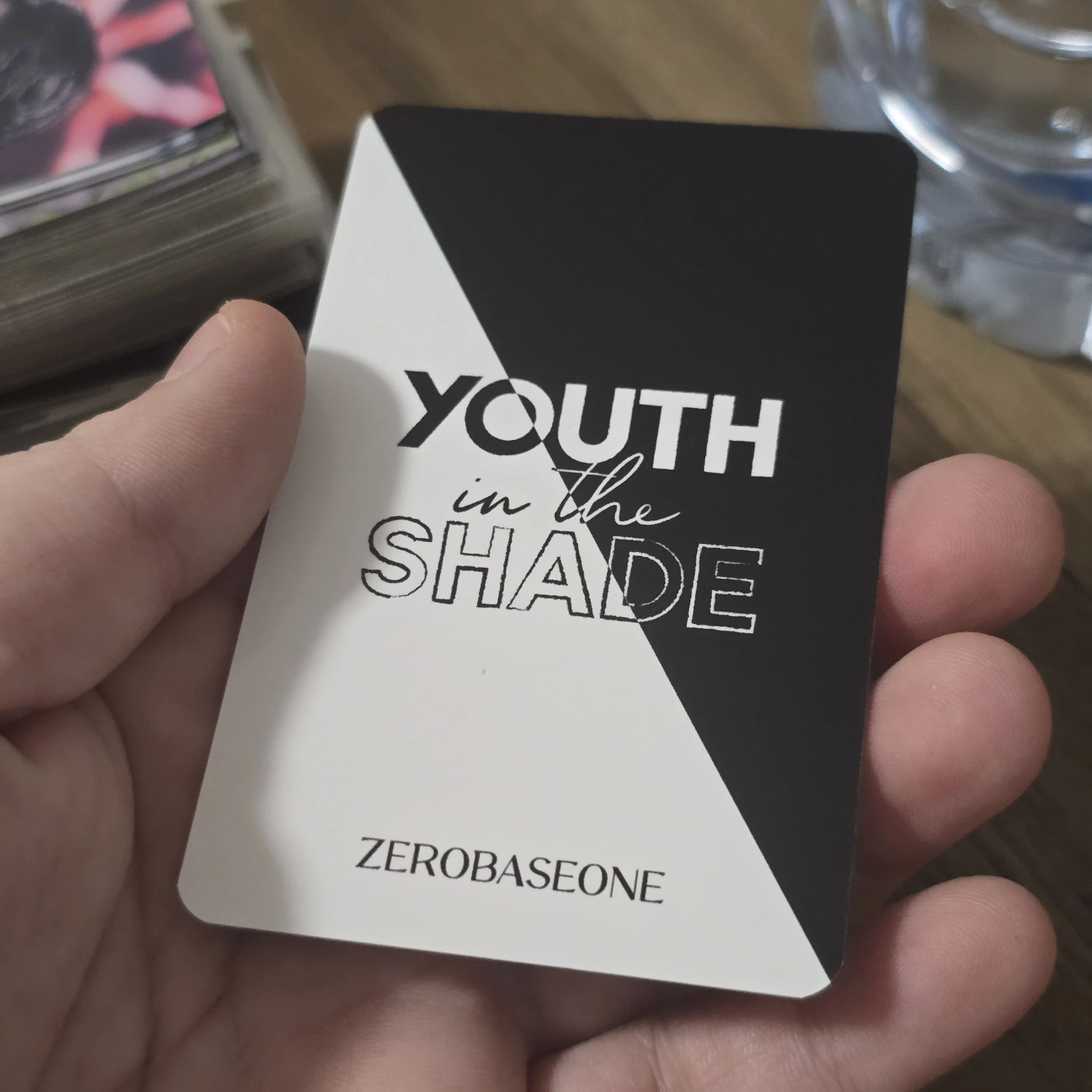 ZEROBASEONE Hanbin ZEROBASEONE - Hanbin - Youth in the Shade Album pob (pre-order benefit) jump up listing photo 2