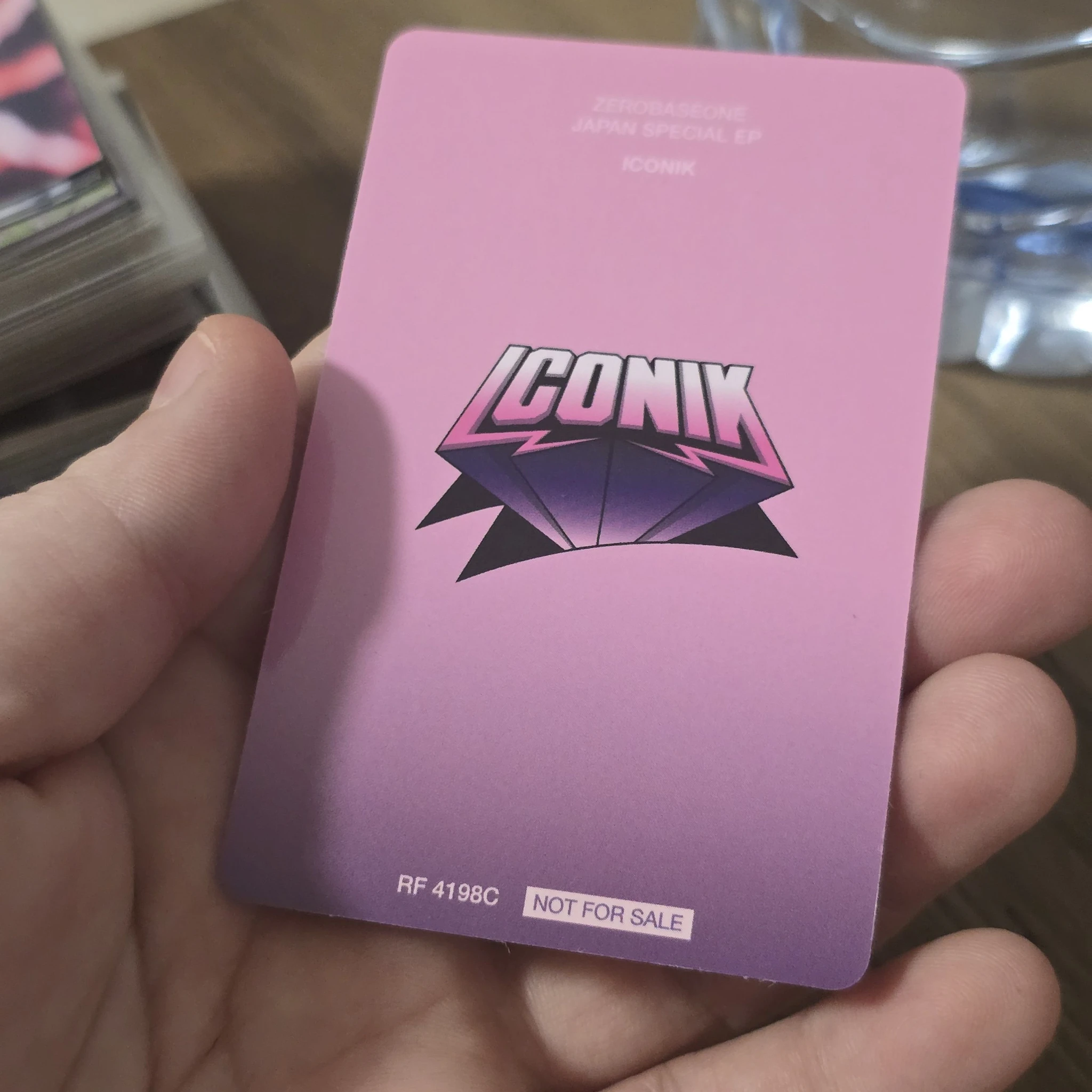 ZEROBASEONE Hao ZEROBASEONE - Hao - ICONIK Album album photocard japanese album standard version C version listing photo 2