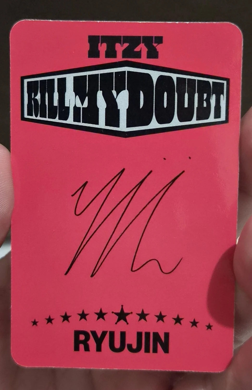 ITZY Ryujin ITZY - Ryujin - KILL MY DOUBT Album album photocard listing photo 2