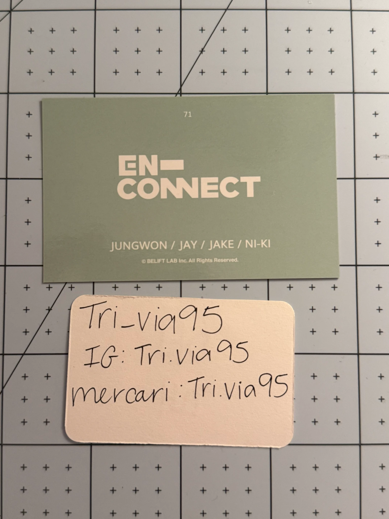 ENHYPEN ENHYPEN - Jay & Ni-ki & Jake - 2021 ENHYPEN FANMEETING EN-CONNECT Event trading card listing photo 2