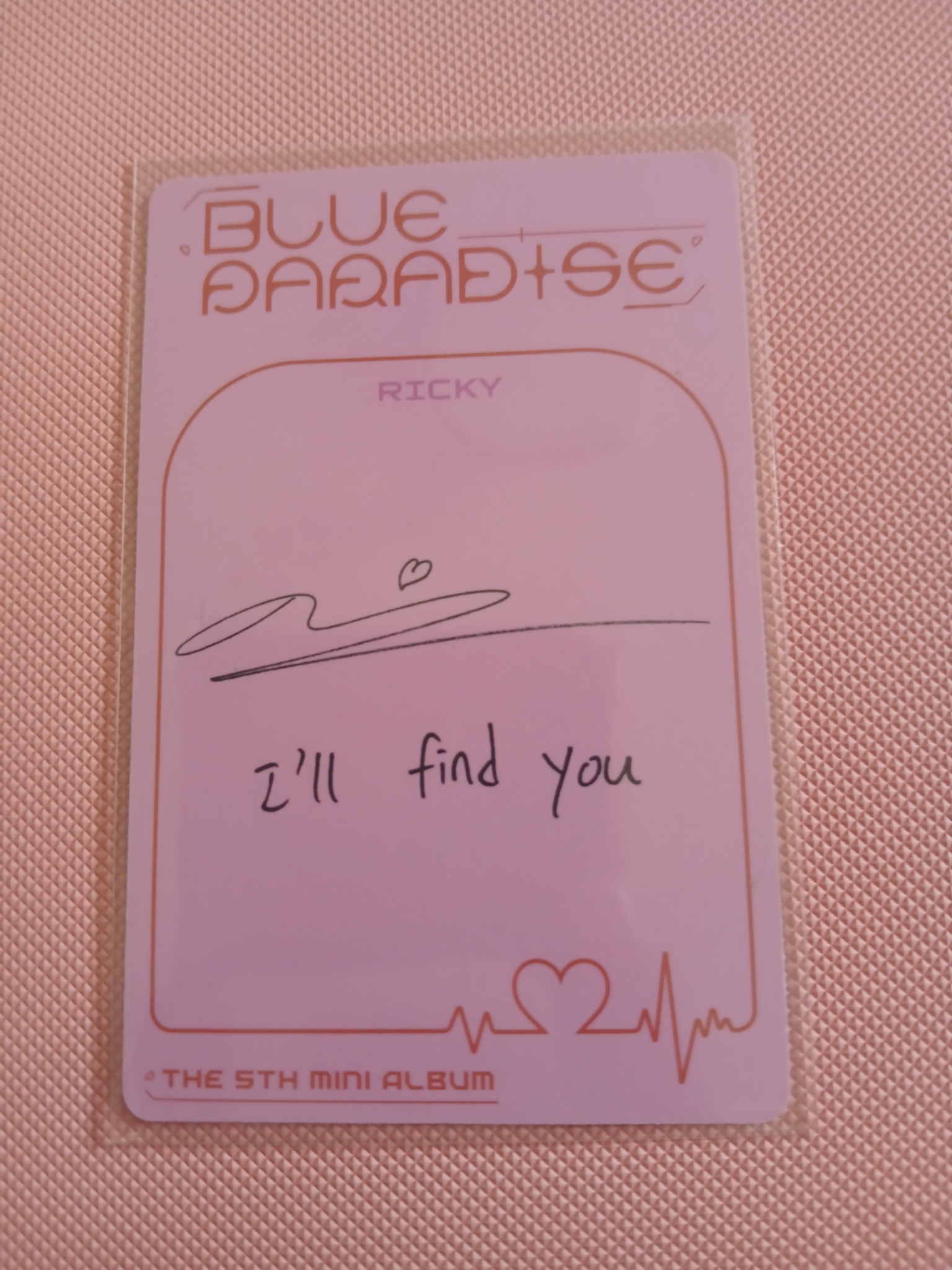 ZEROBASEONE Ricky ZEROBASEONE - Ricky - Blue Paradise Album listing photo 2
