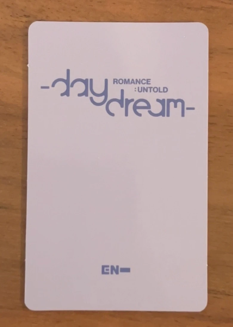ENHYPEN Sunghoon ENHYPEN - Sunghoon - ROMANCE: UNTOLD-DAYDREAM- Album target exclusive EU exclusive purchase benefit listing photo 2