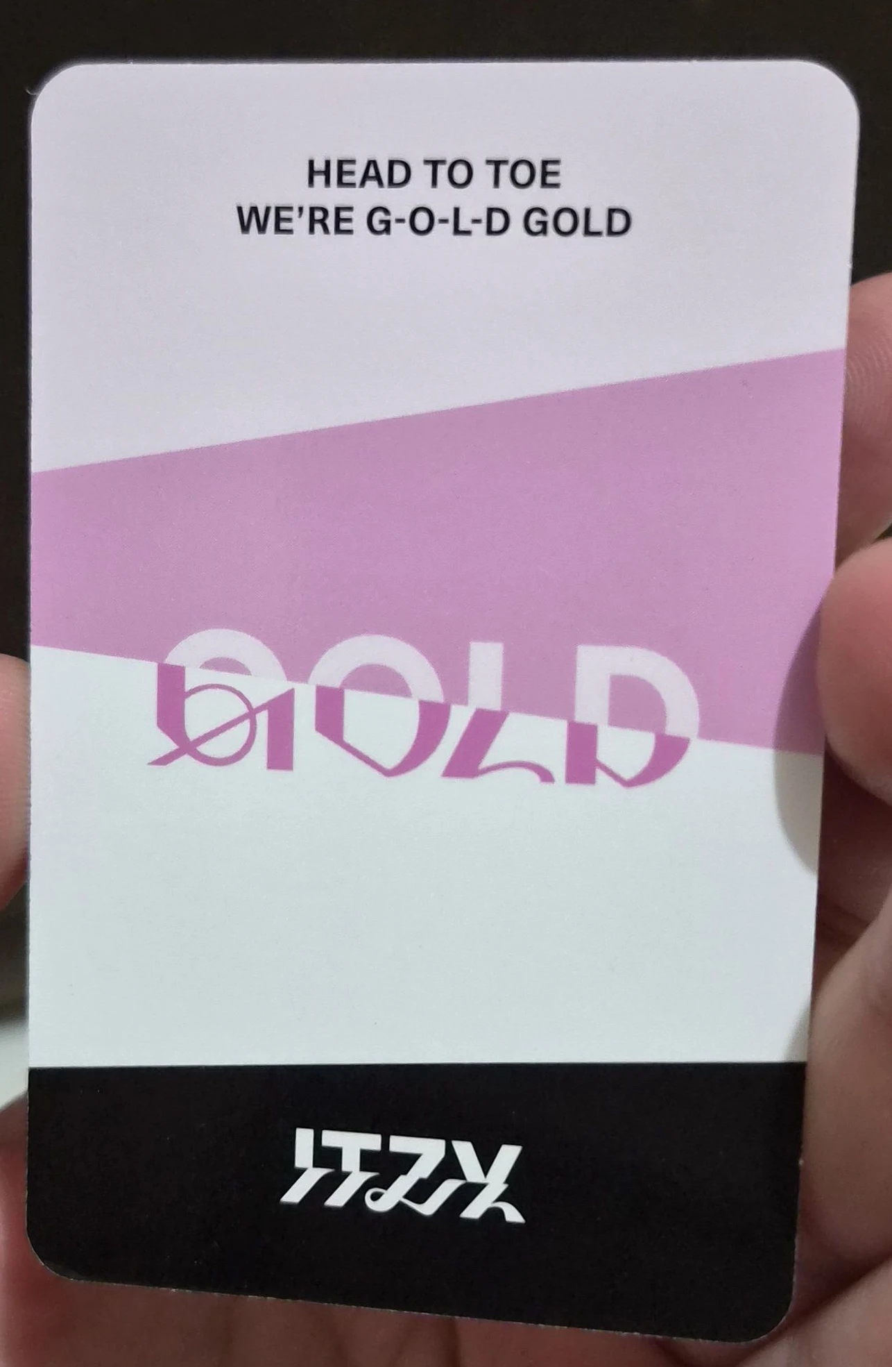 ITZY Chaeryeong ITZY - Chaeryeong - GOLD Album album photocard standard ver. listing photo 2
