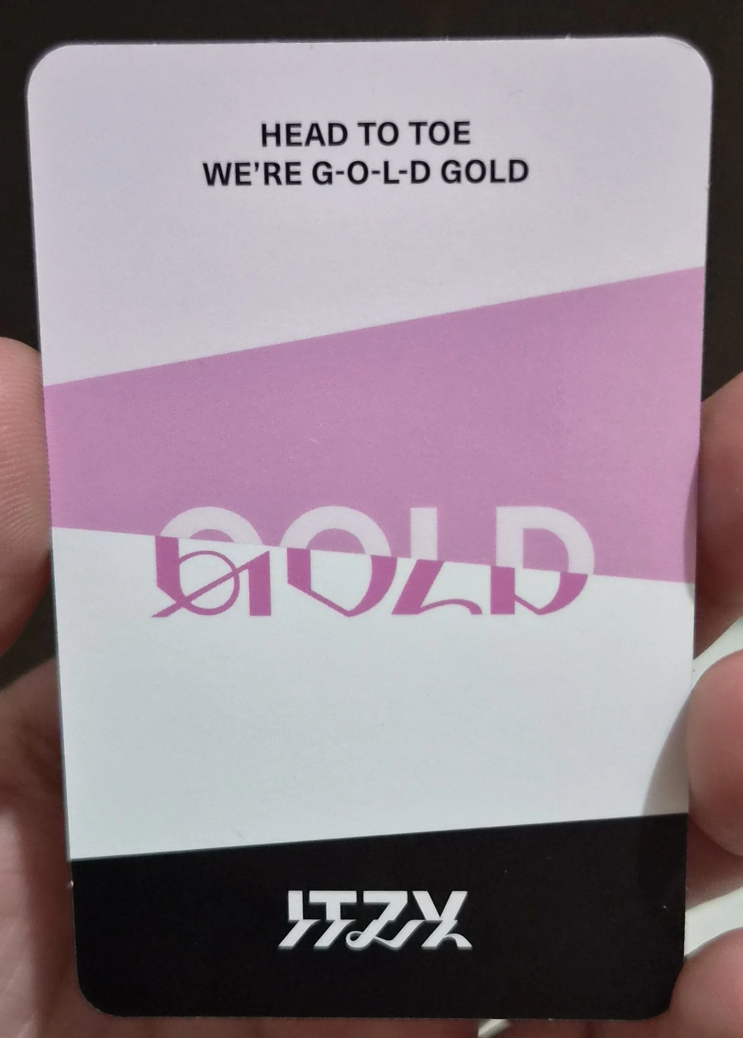 ITZY Yuna ITZY - Yuna - GOLD Album album photocard standard ver. listing photo 2