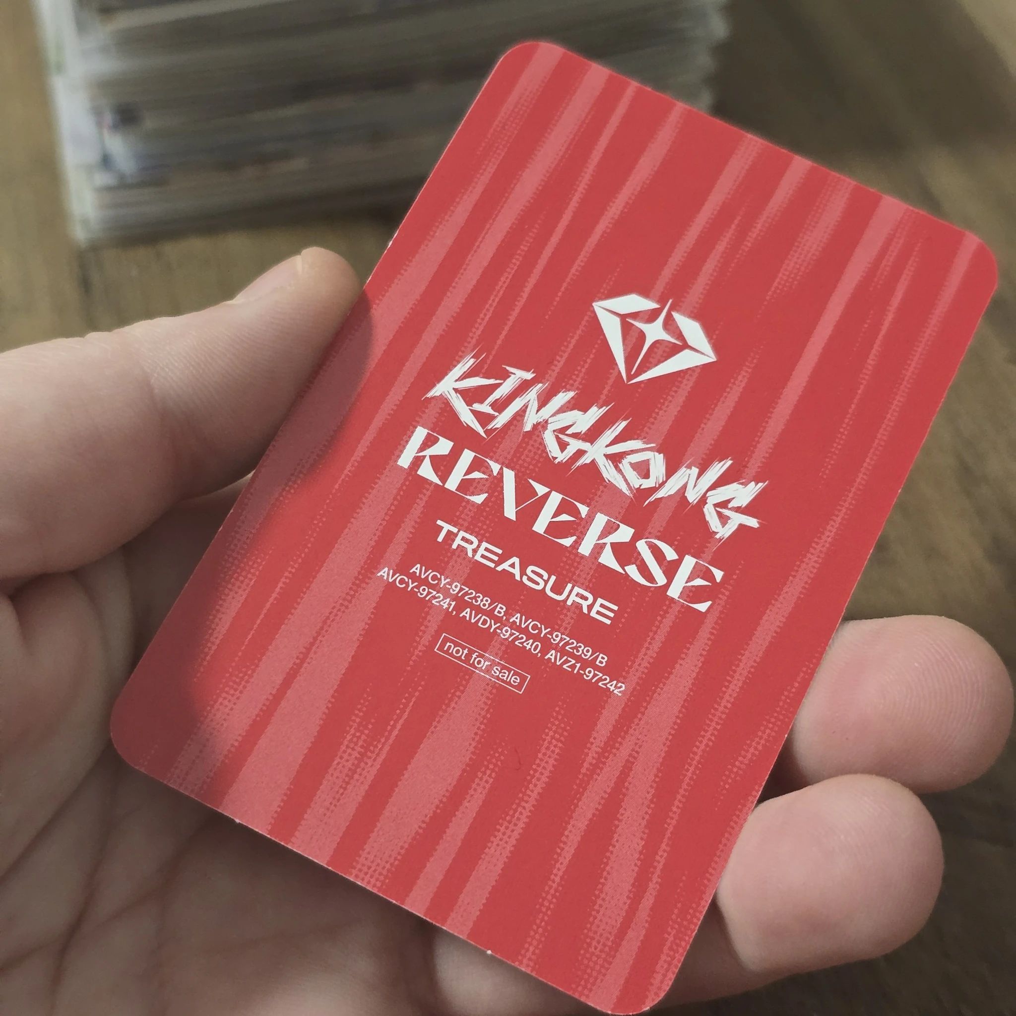 TREASURE Park Jeongwoo TREASURE - Park Jeongwoo - KING KONG/REVERSE Album trading card listing photo 2